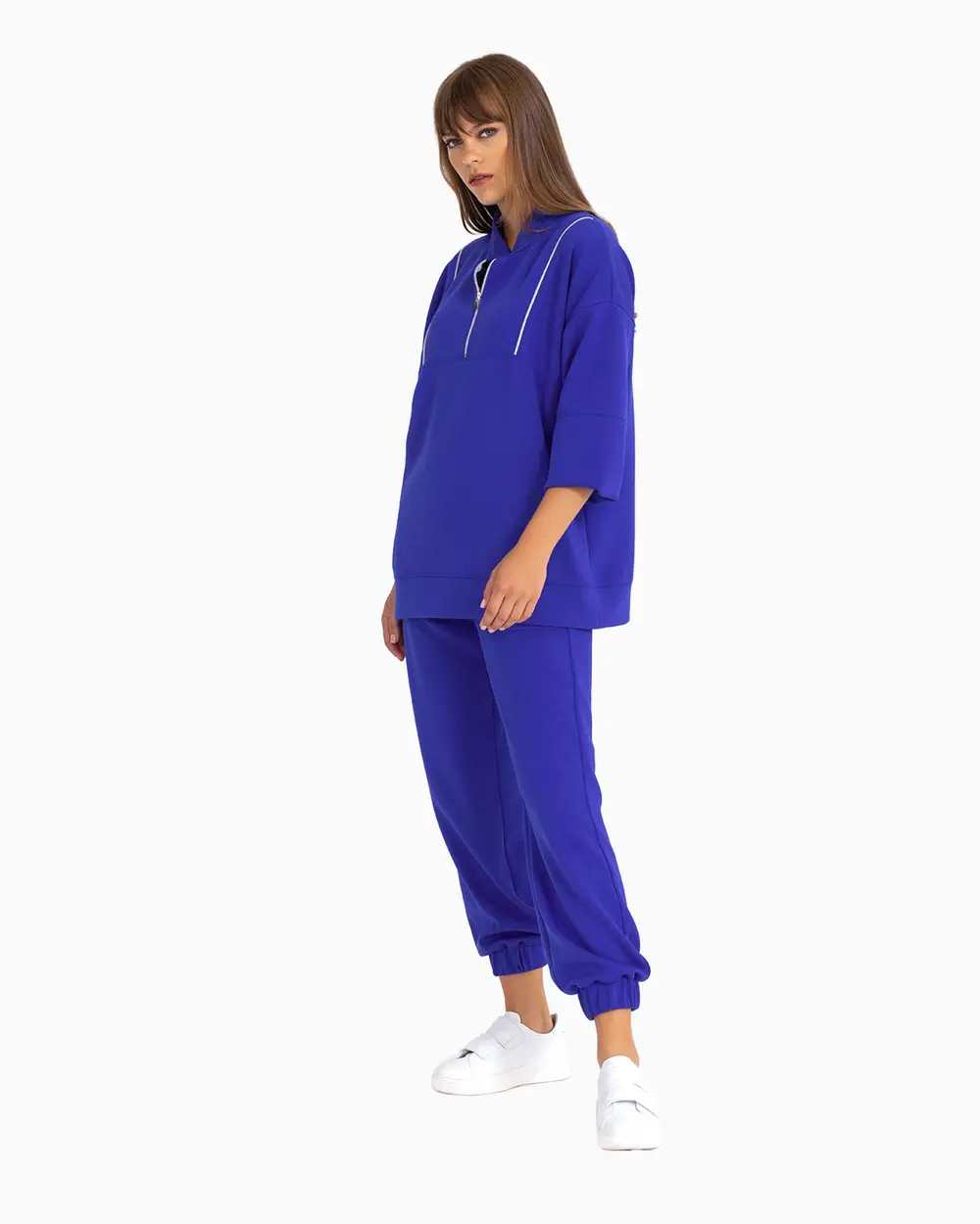 Elastik Bel Örme Kumaş Pantolon