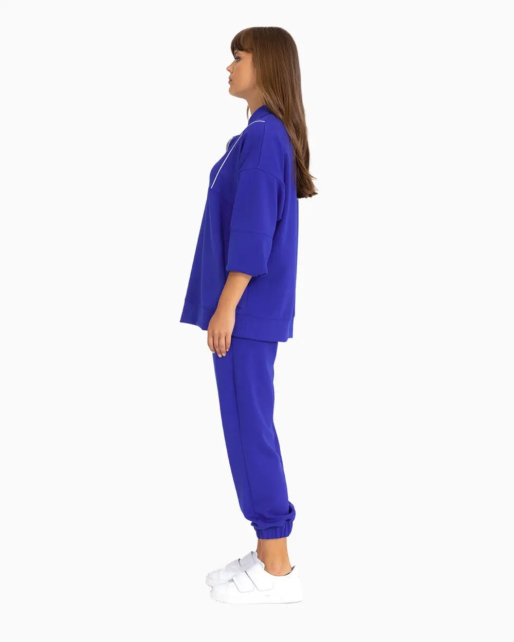 Elastik Bel Örme Kumaş Pantolon