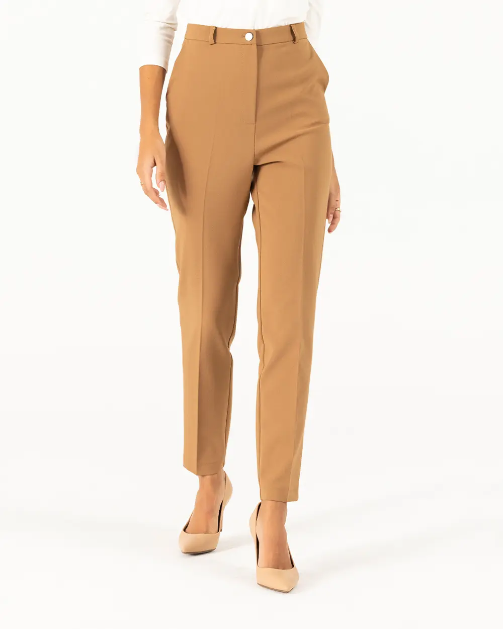 Tan cigarette clearance pants