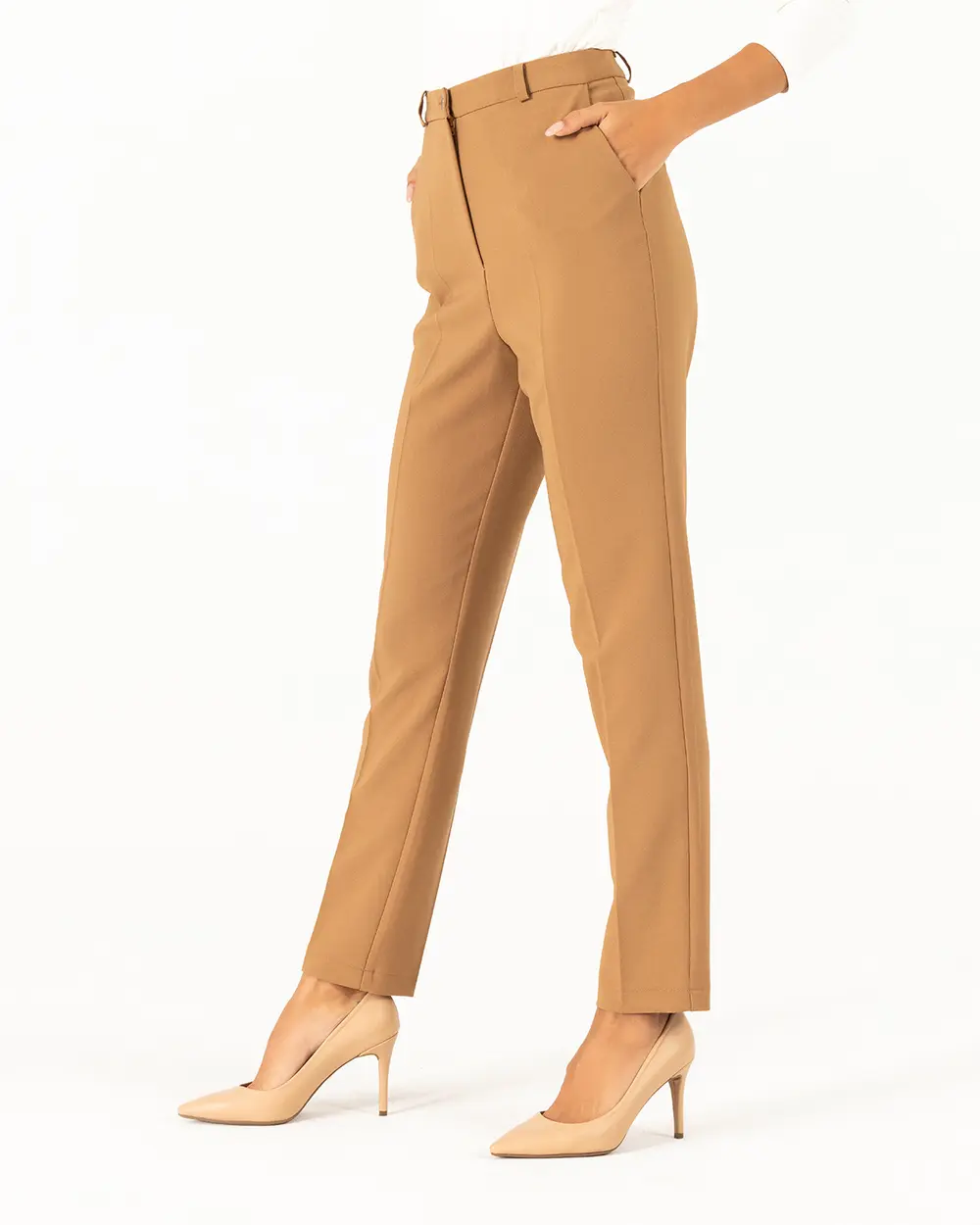 High Waist Cigarette Pants