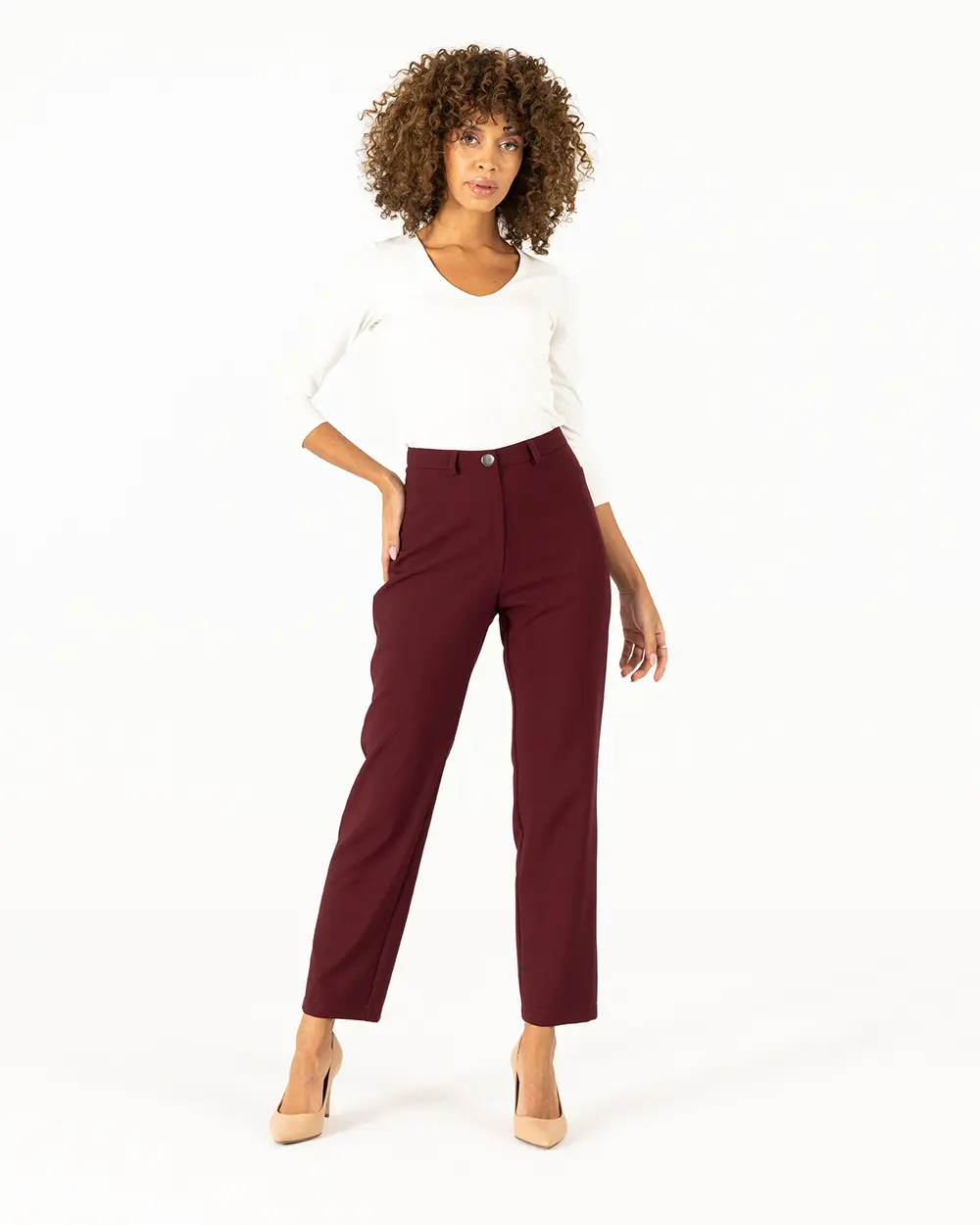 Straight Cut Classic Trousers