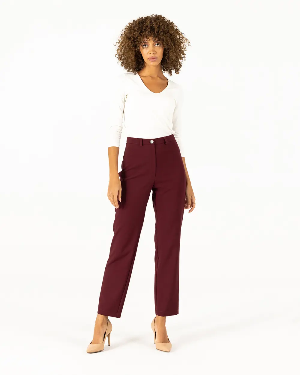 Straight Cut Classic Trousers