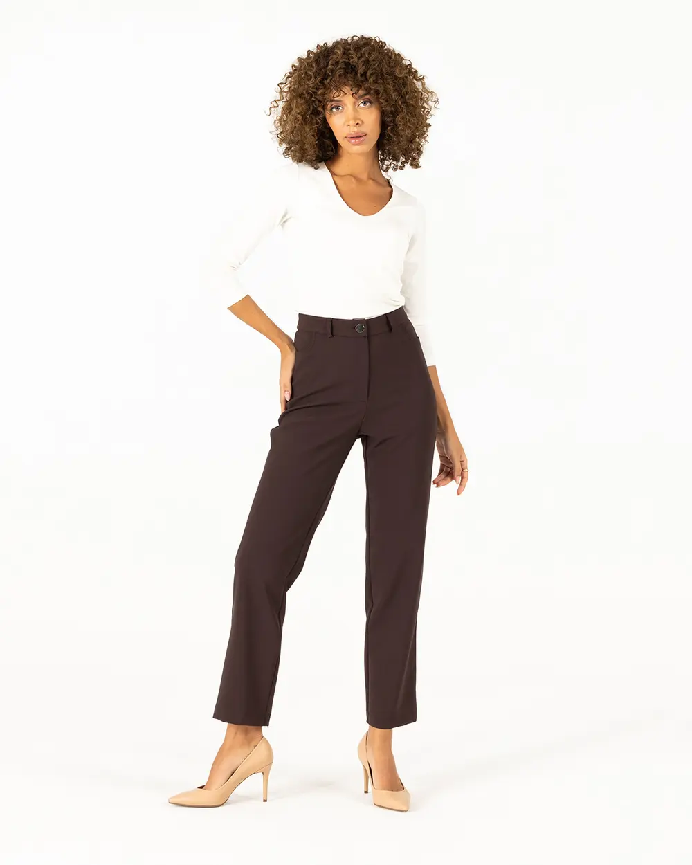 Straight Cut Classic Trousers