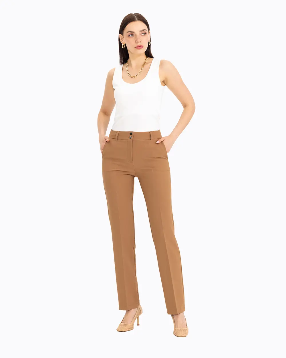 Classic Trousers with Fillet Pocket