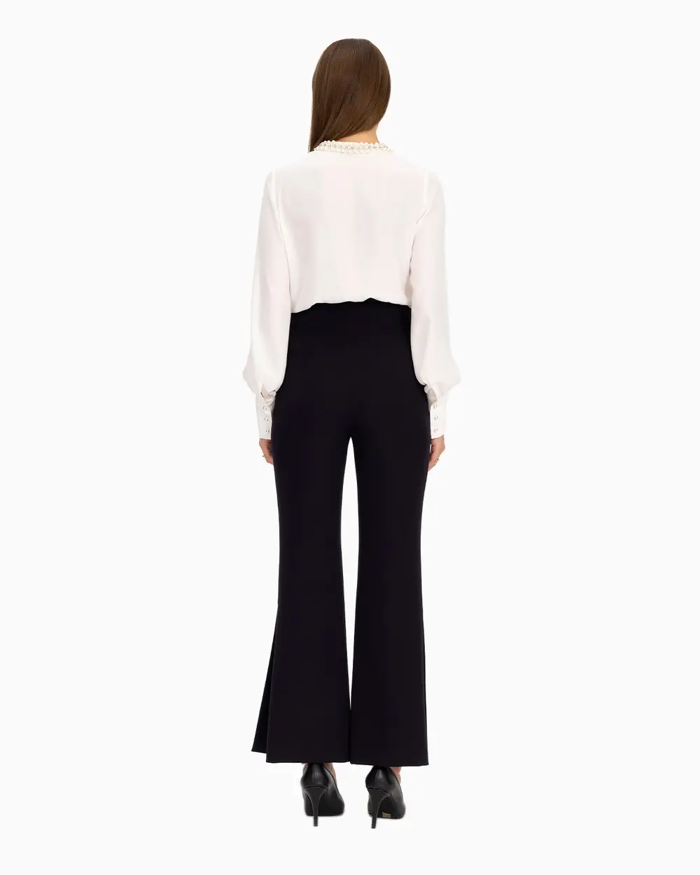 Slit Detailed Full Length Trousers