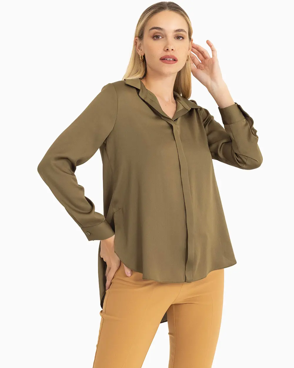 Satin 2024 look blouse