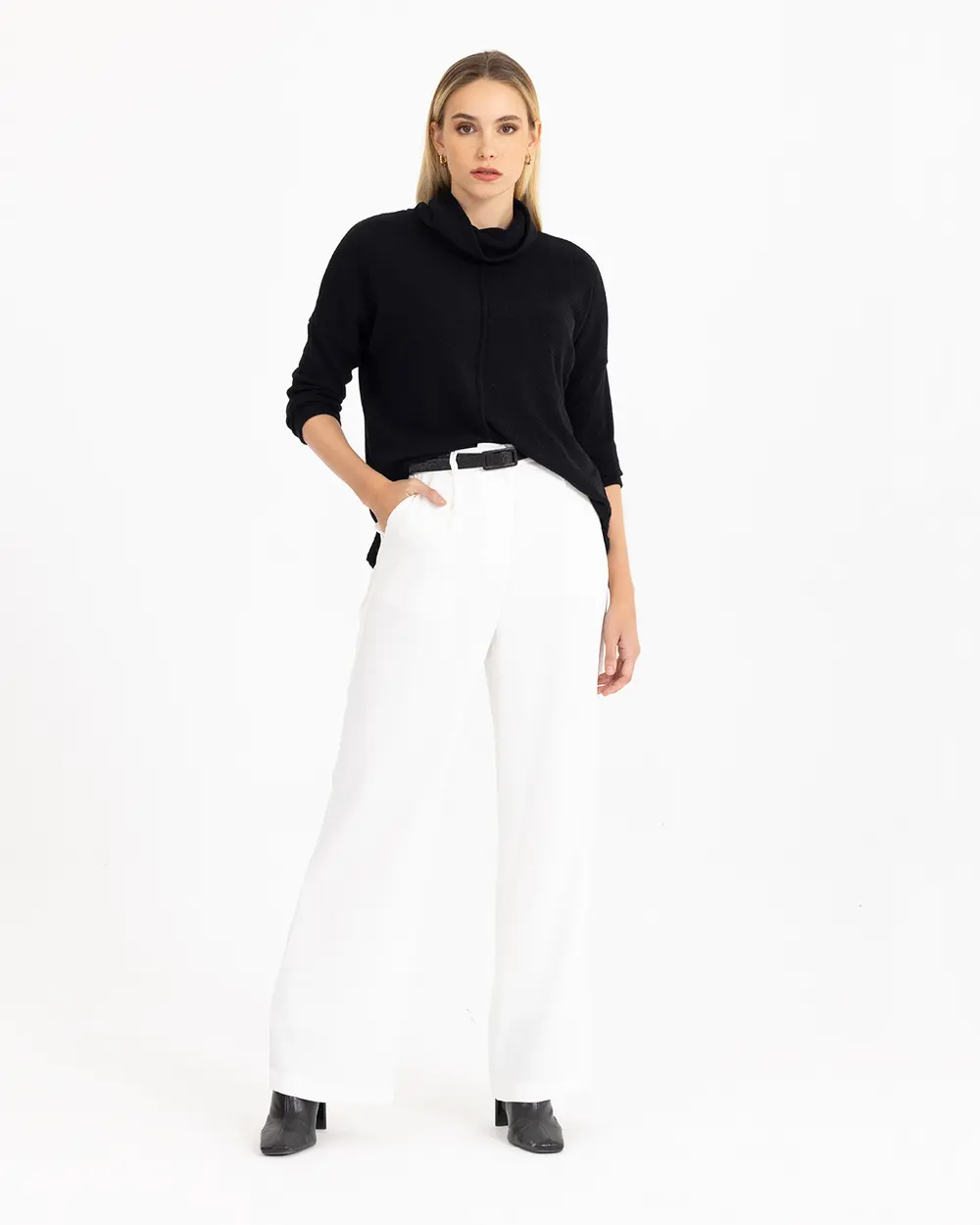 Degaje Yaka Triko Bluz