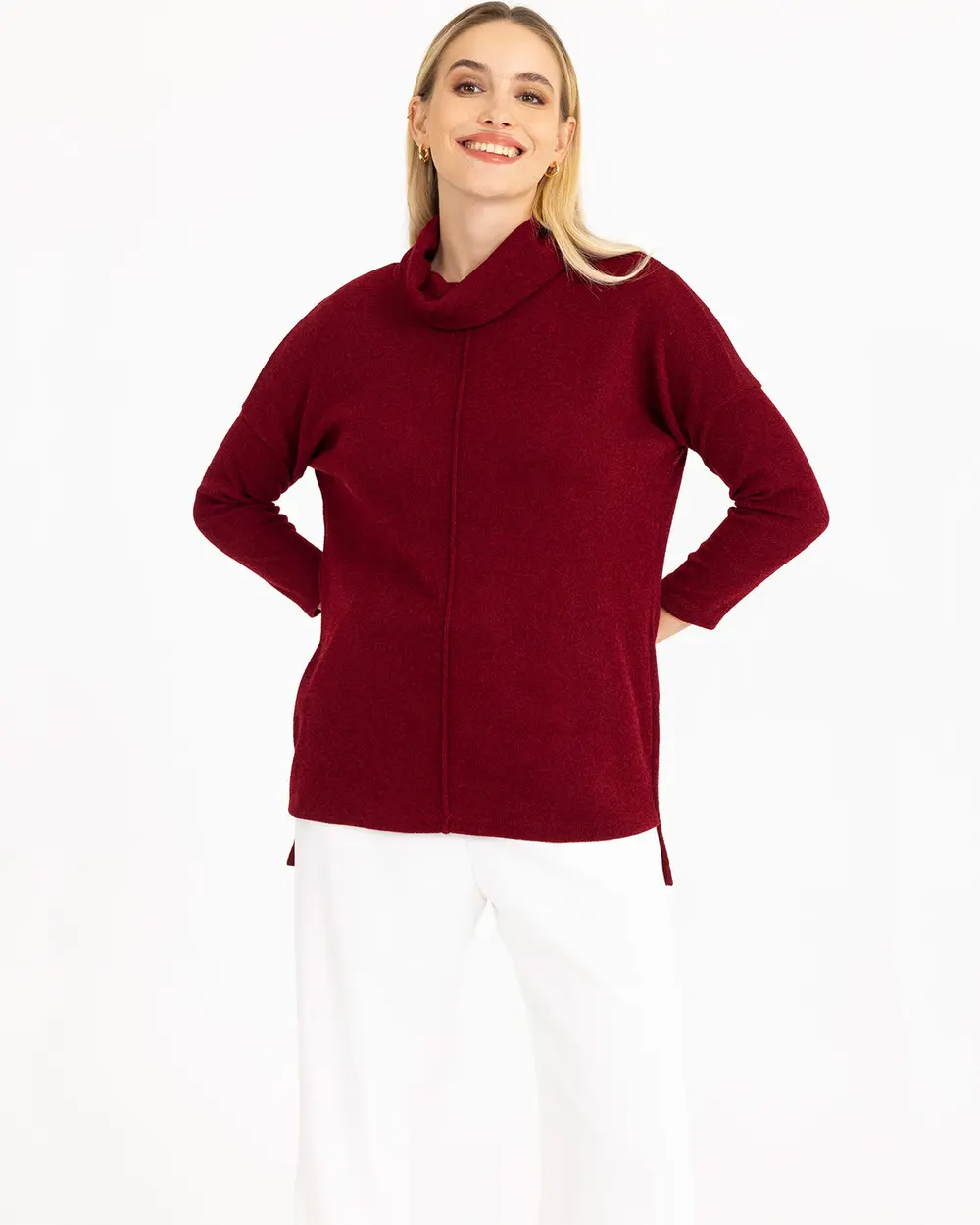 Degaje Yaka Triko Bluz