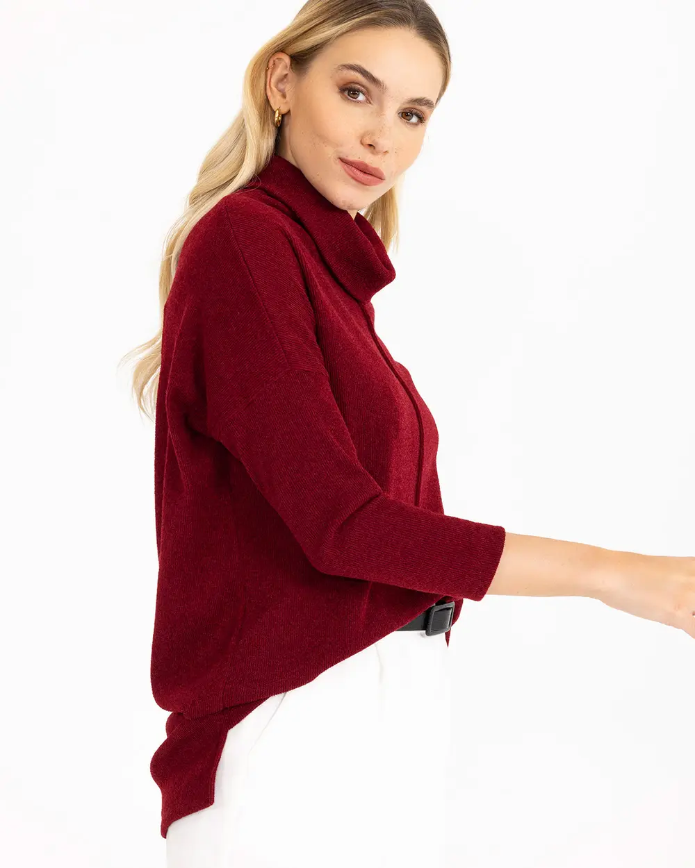 Degaje Yaka Triko Bluz