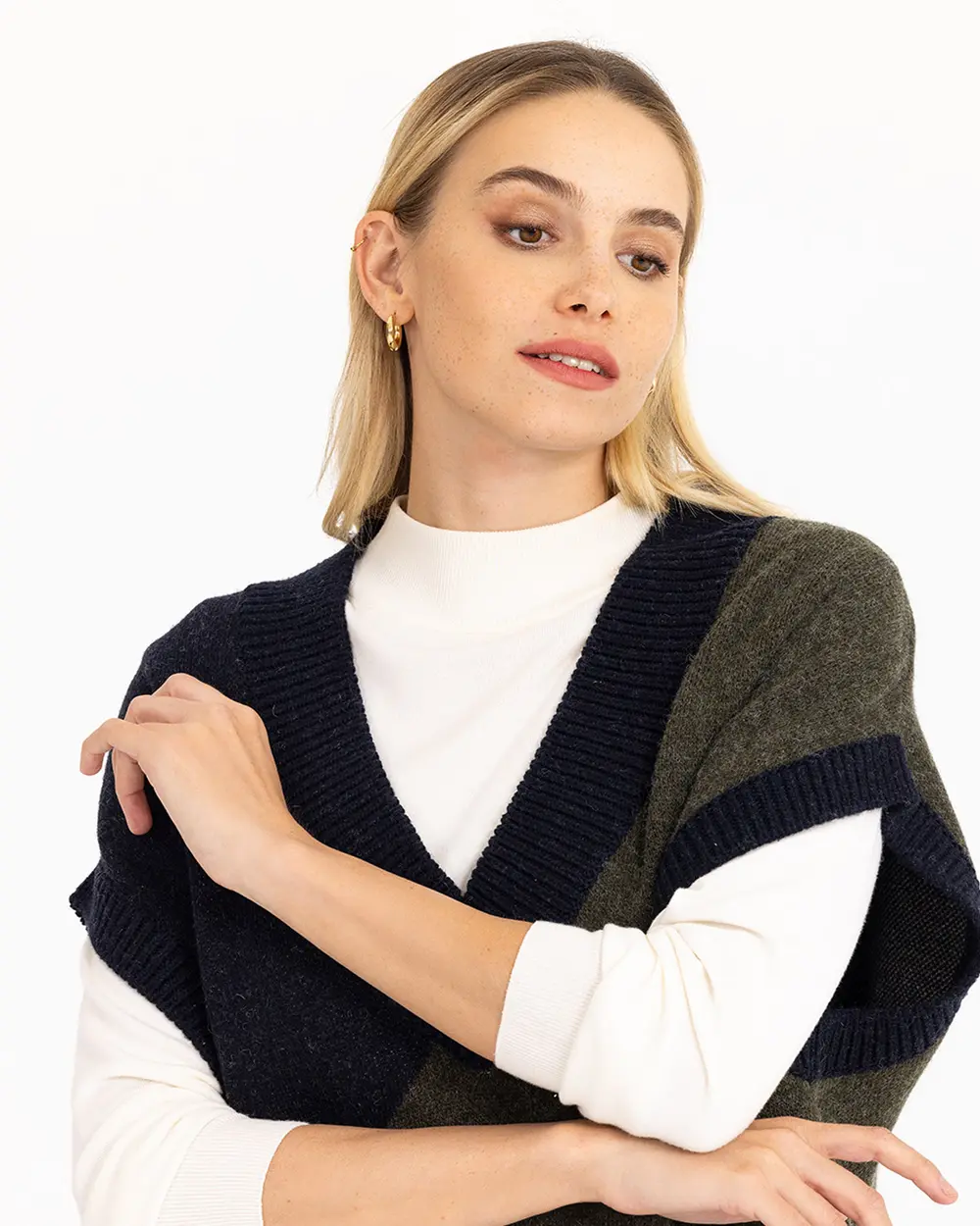 V Neck Knitwear Sweater