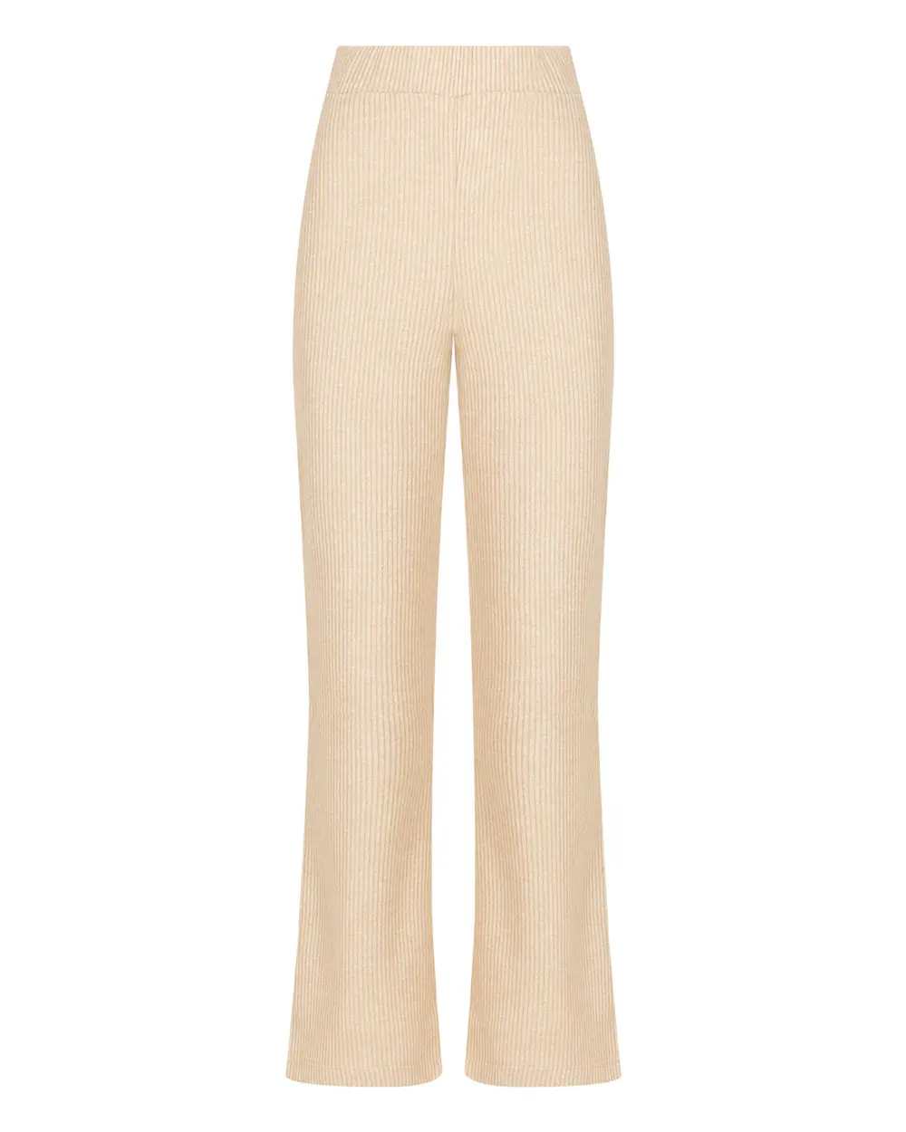 Knitted Fabric Full Length Trousers
