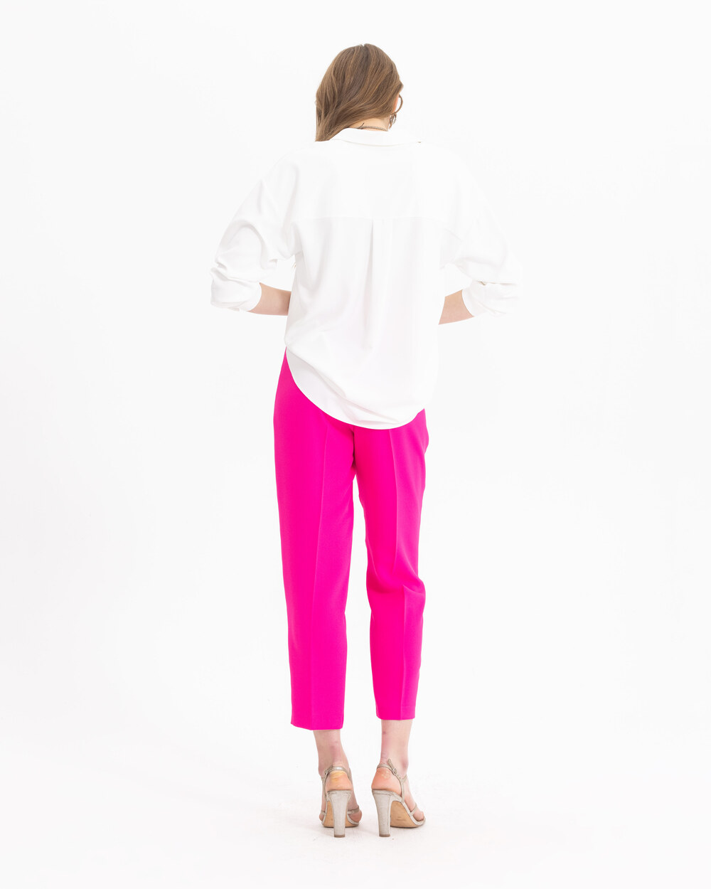 Kuş Gözü Detaylı Çıtçıt Düğmeli Gömlek