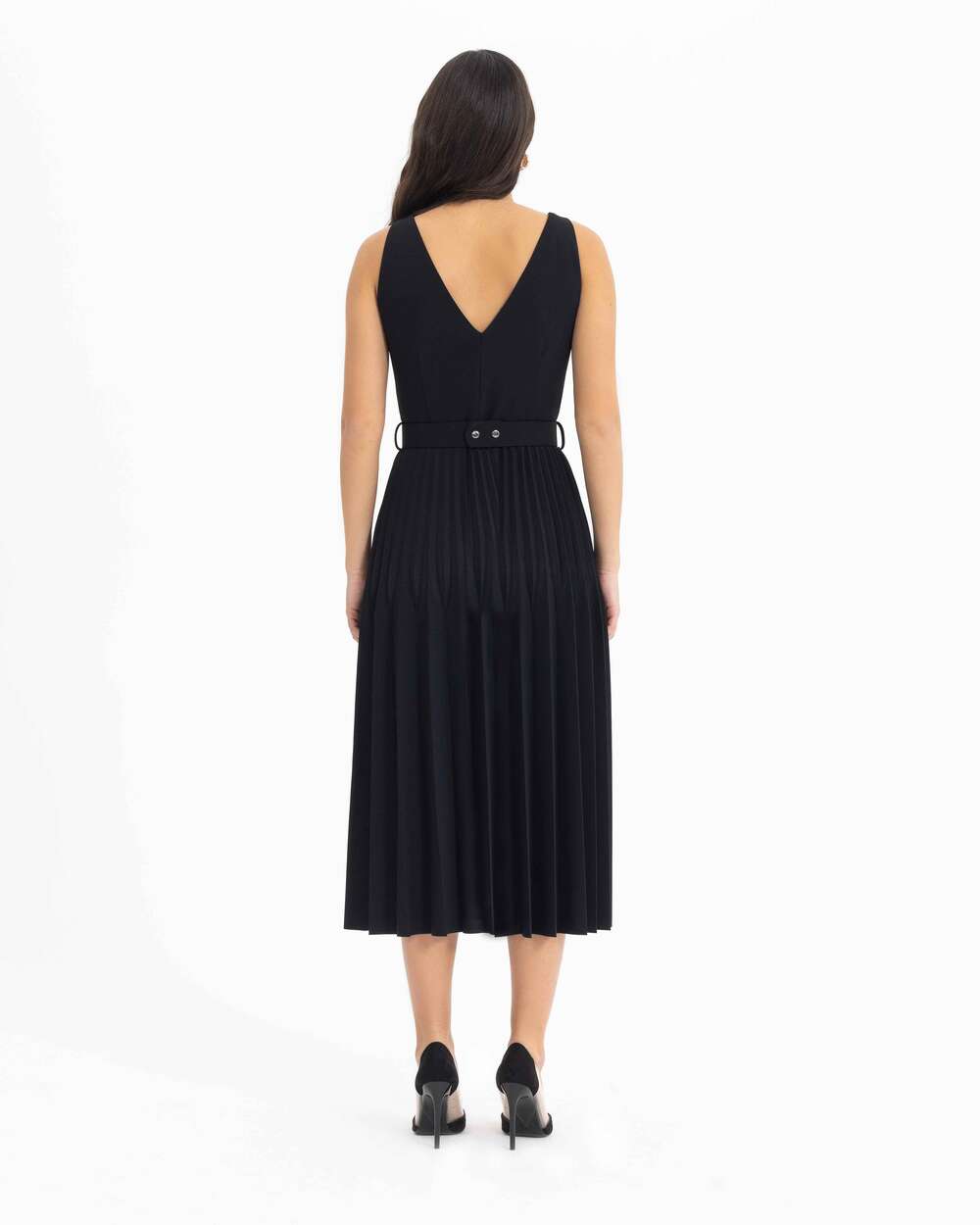 SEÇİL MIDI SIZE PLEATED DRESS