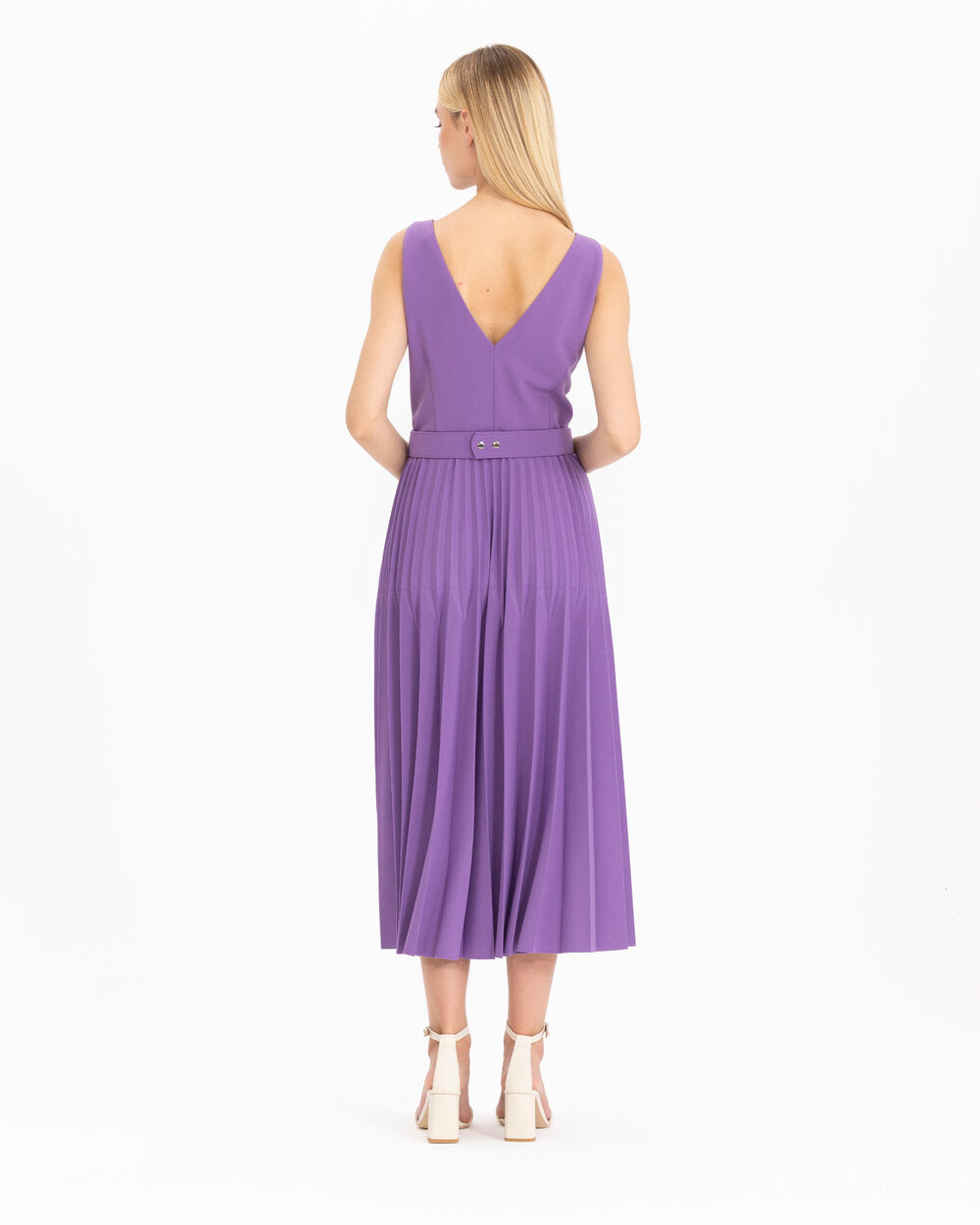 SEÇİL MIDI SIZE PLEATED DRESS