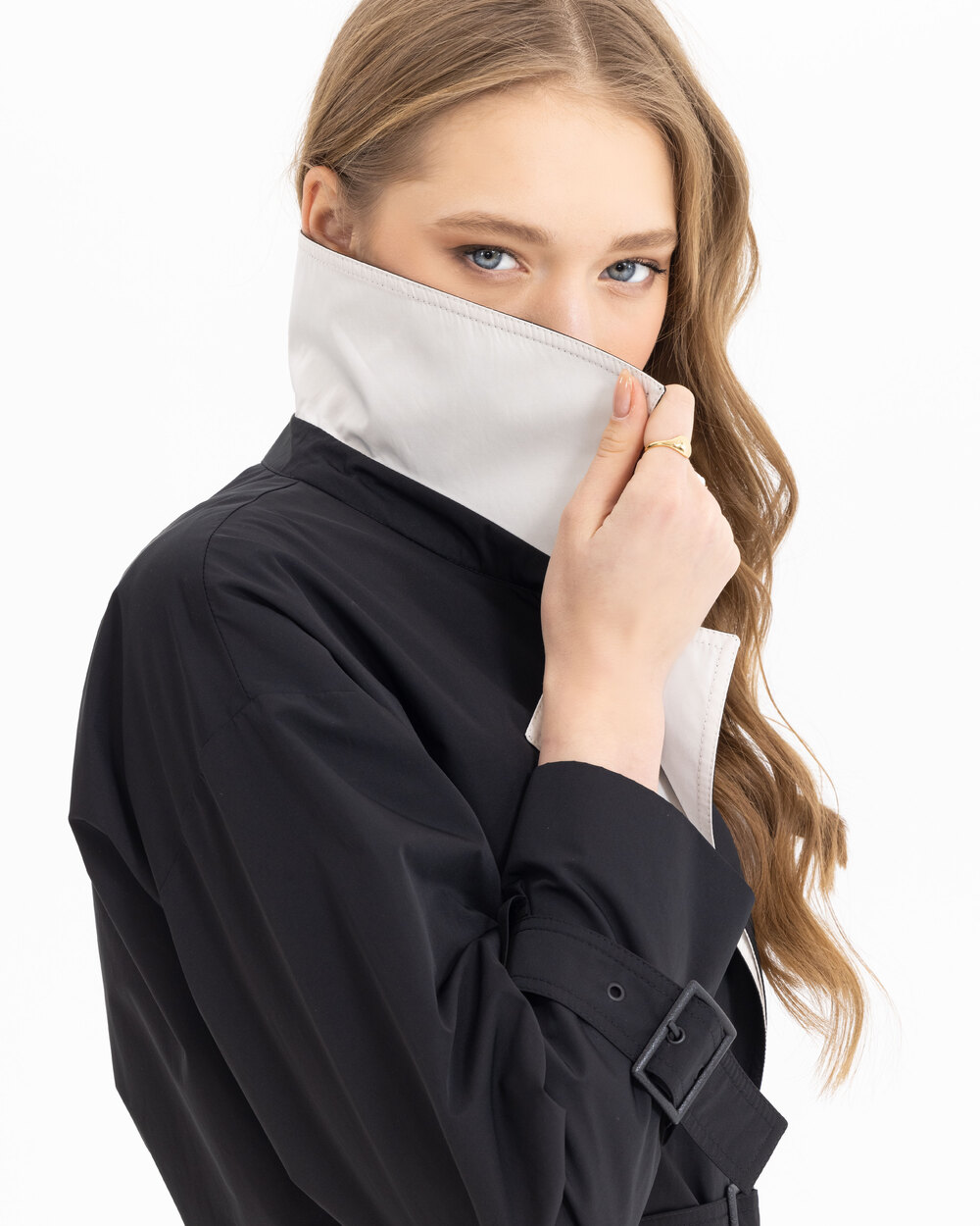 Kemerli Diz Boy Trençkot