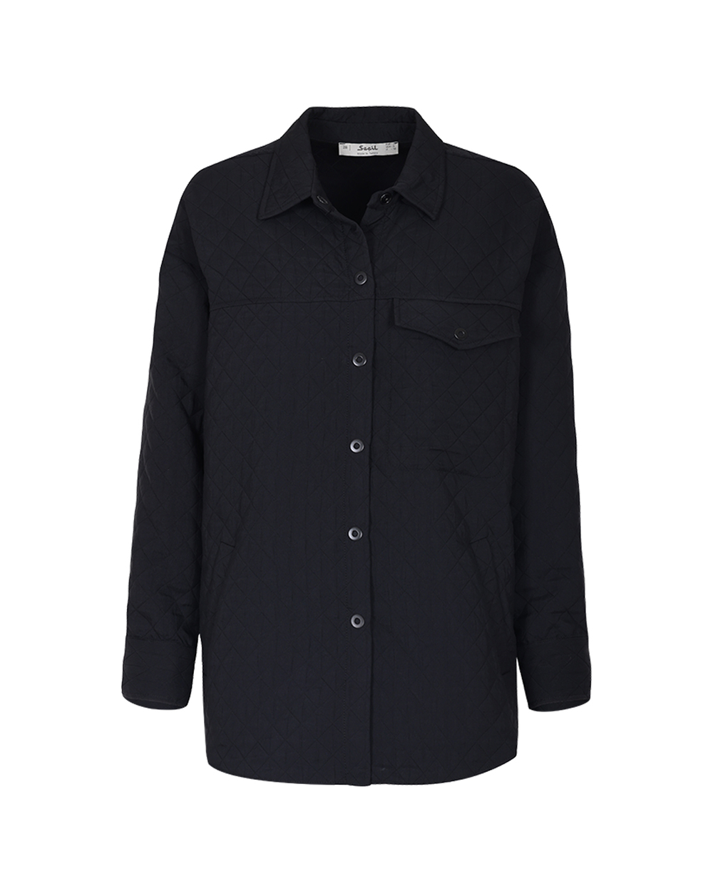 Geniş Kesim Kapitone Ceket