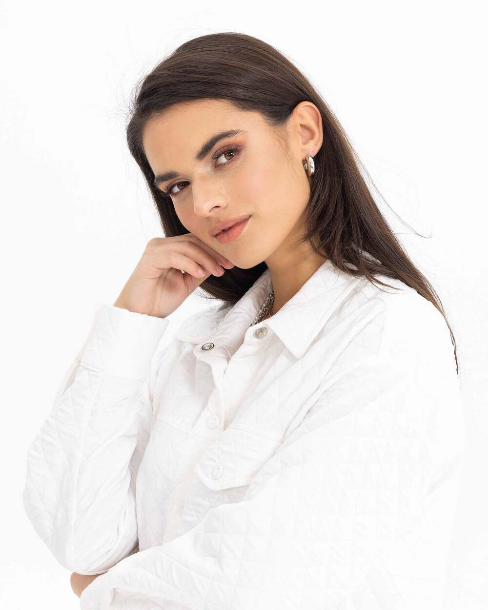 Geniş Kesim Kapitone Ceket