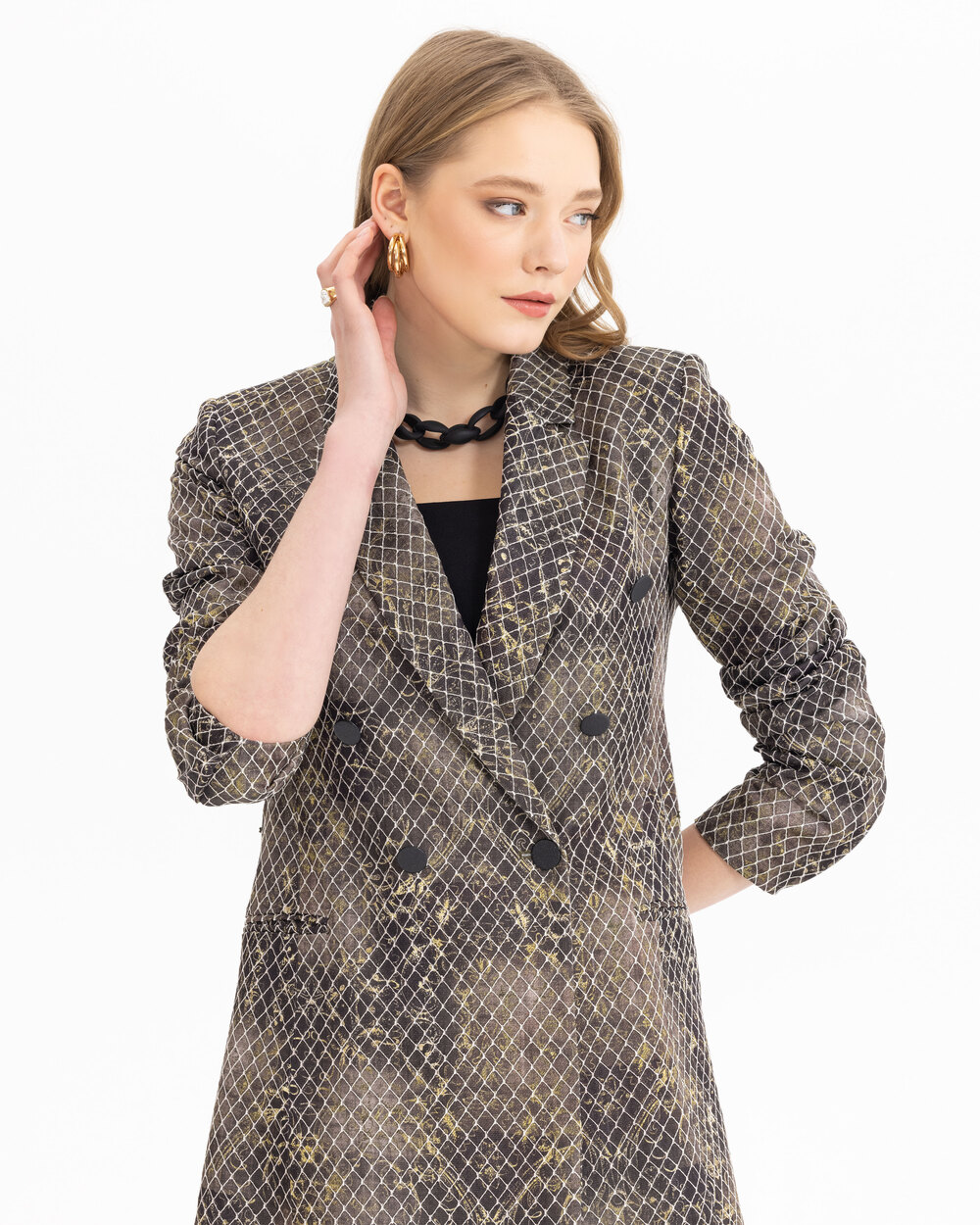 Snake sales blazer zara