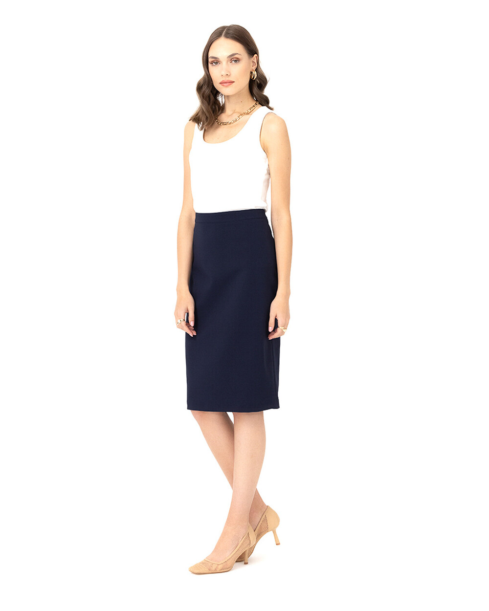 Pencil skirt 2025 dress length