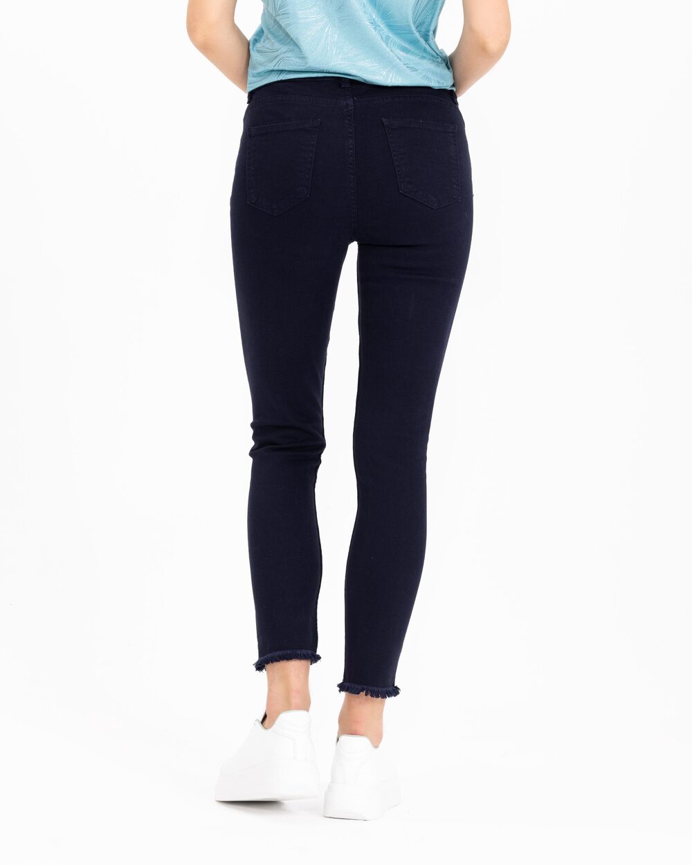 SEÇİL FIT CUT RIPPED TROUSERS