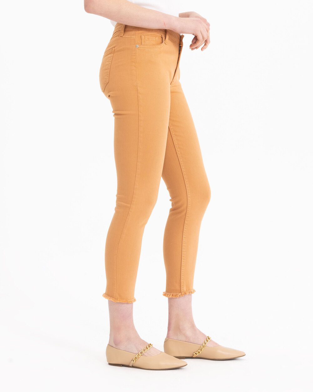 SEÇİL FIT CUT RIPPED TROUSERS