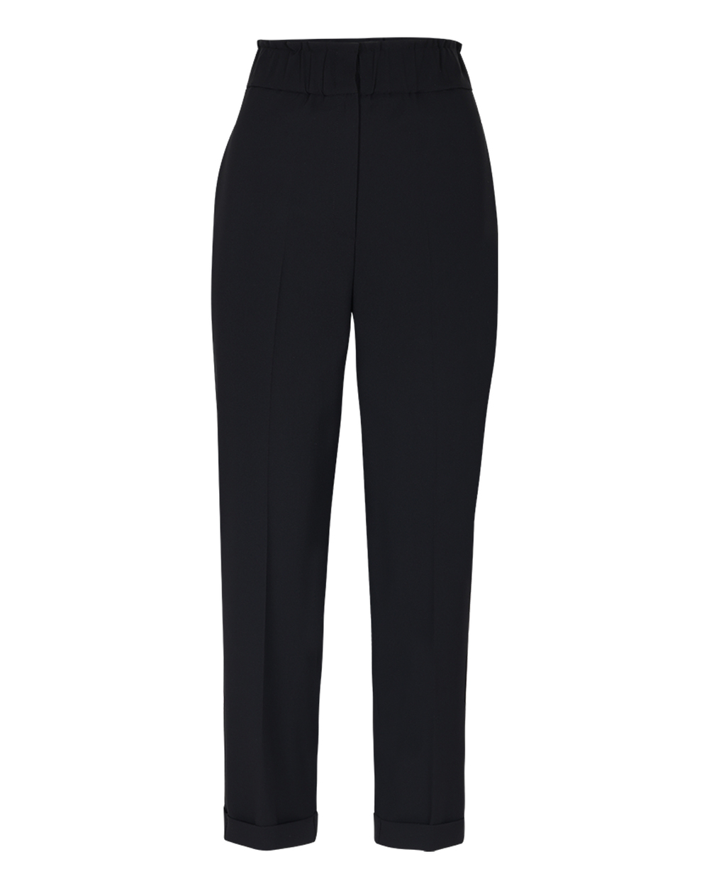 SEÇİL CARROT CUT ELASTIC WAIST TROUSERS