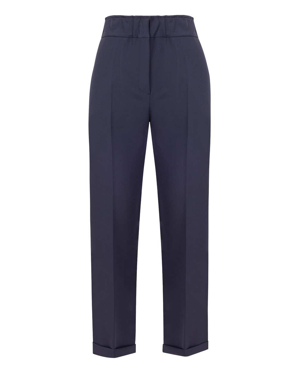 SEÇİL CARROT CUT ELASTIC WAIST TROUSERS