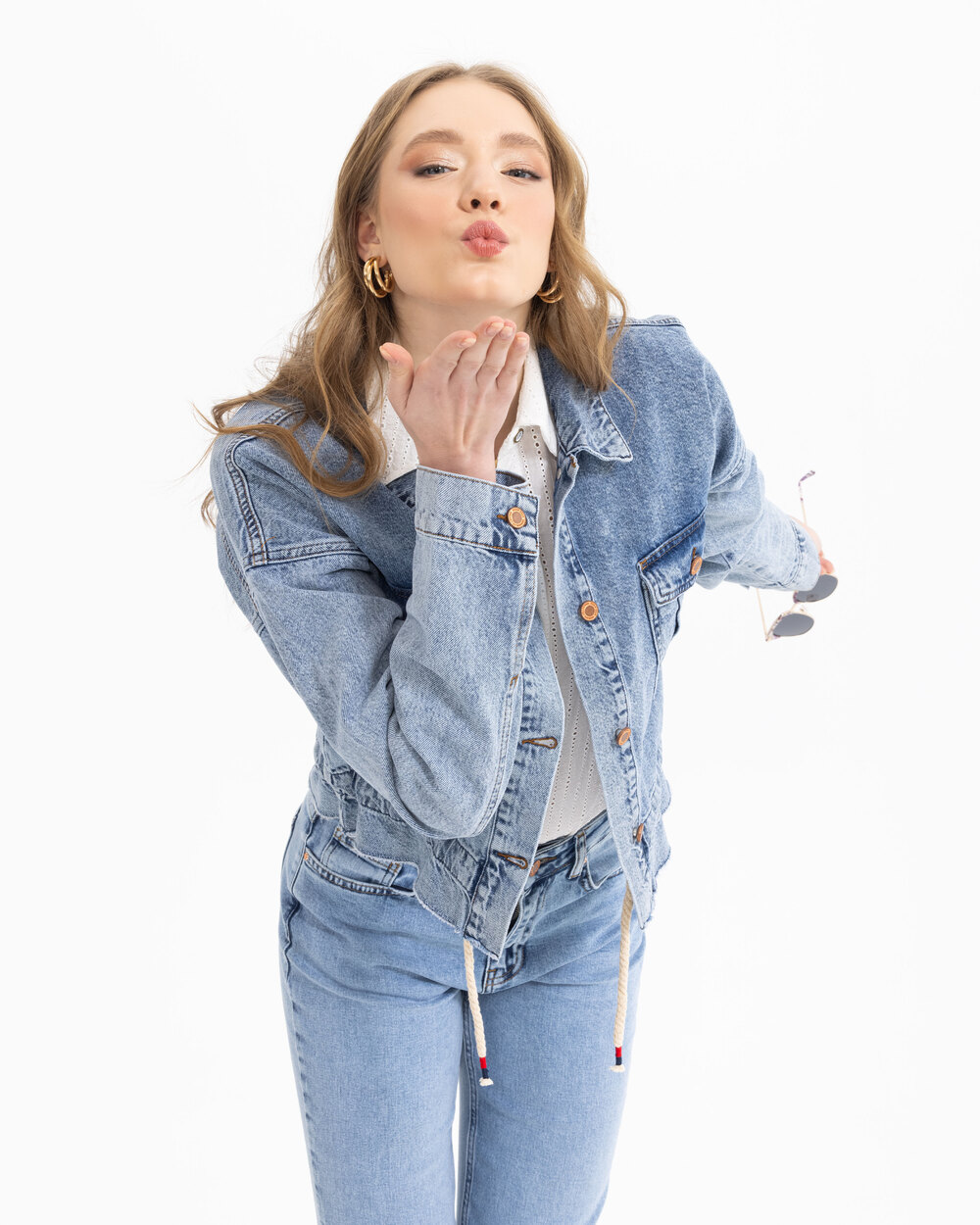 Half on sale jean jacket