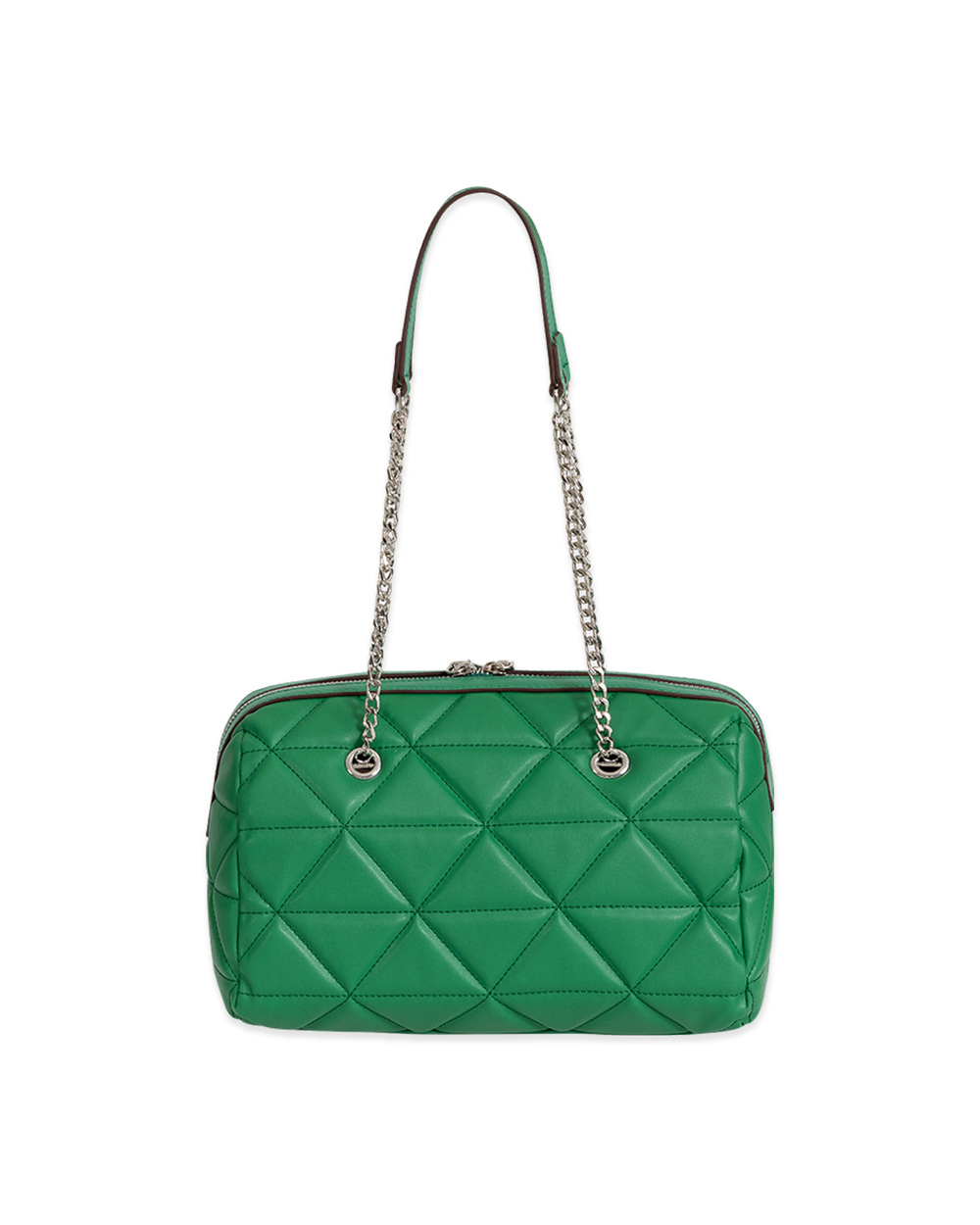  Quilted Patterned Double Handle Bag