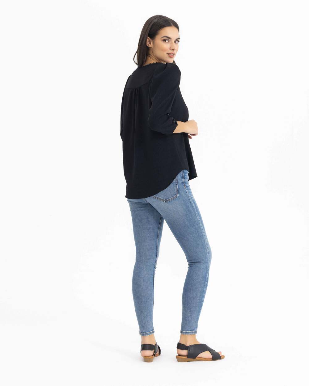 SEÇİL V-NECK BLOUSE