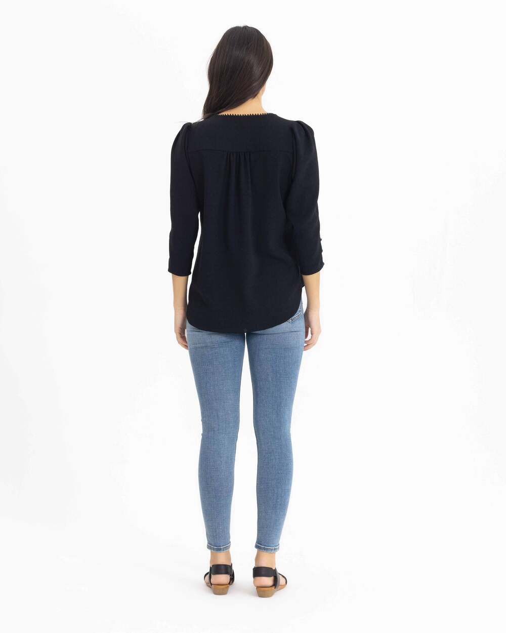 SEÇİL V-NECK BLOUSE