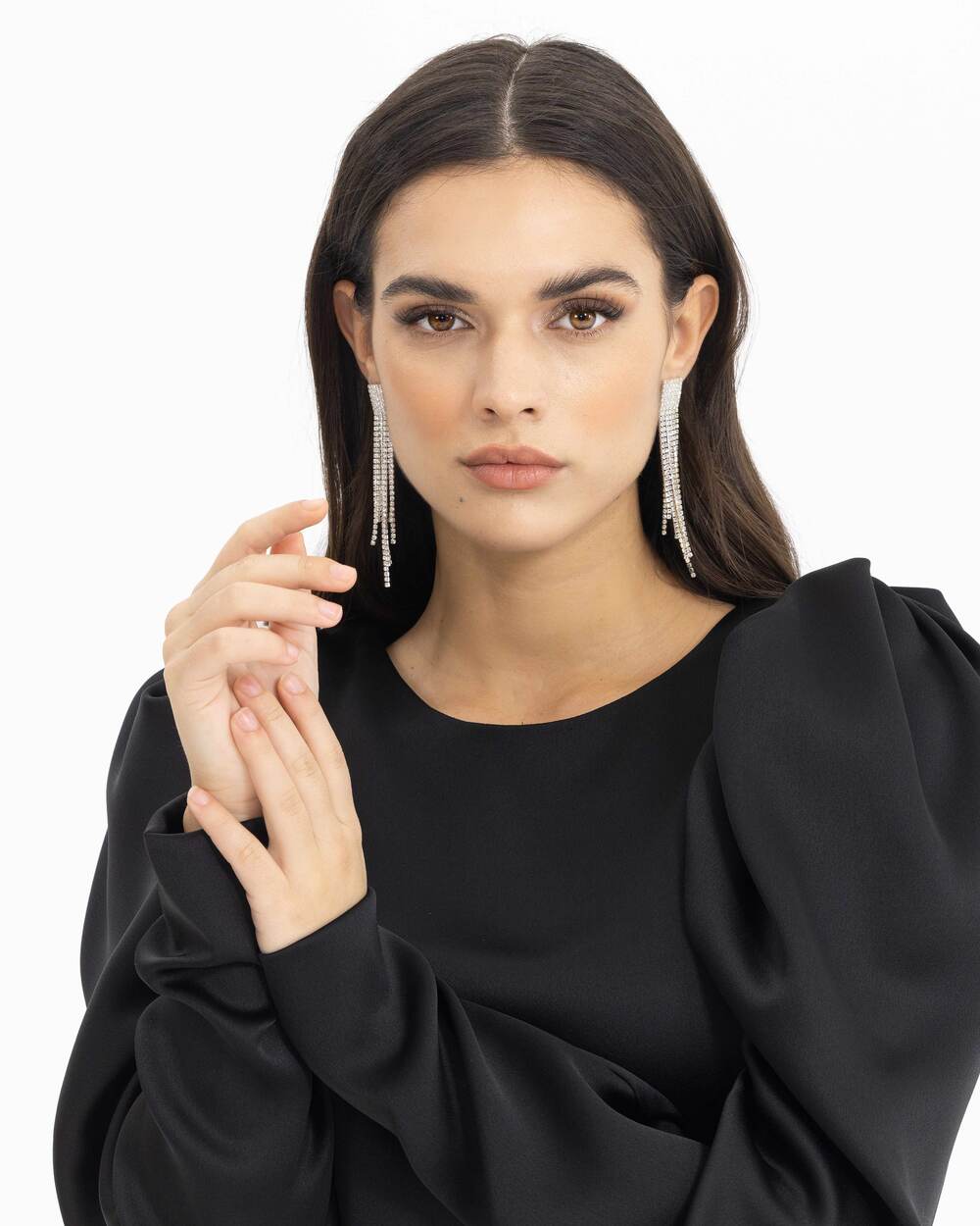 Prenses Kollu Mini Elbise