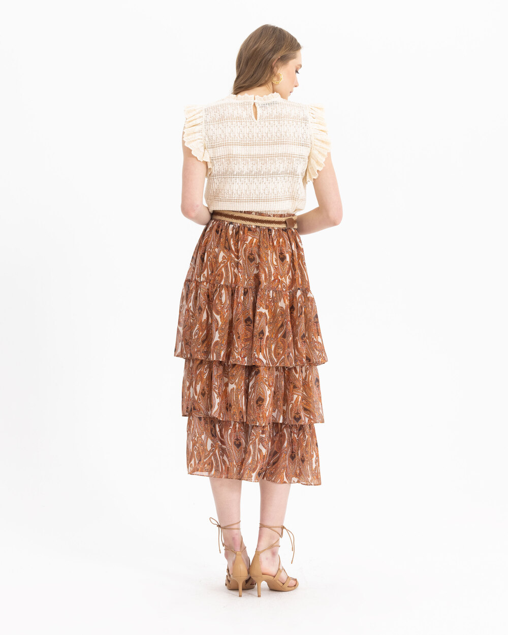 Patterned Layered Skirt