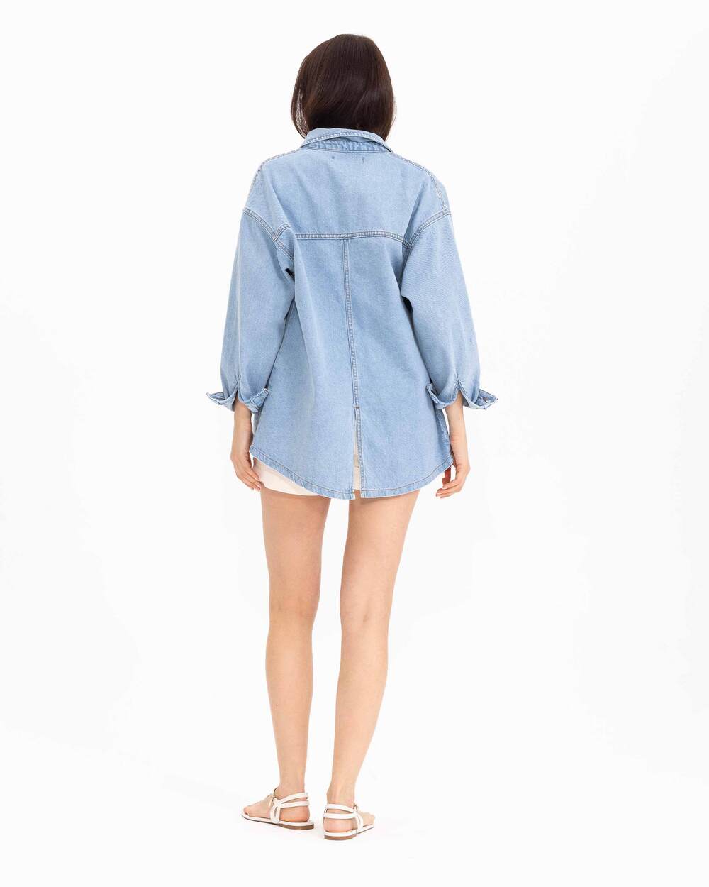 Gömlek Kesim Jean Ceket