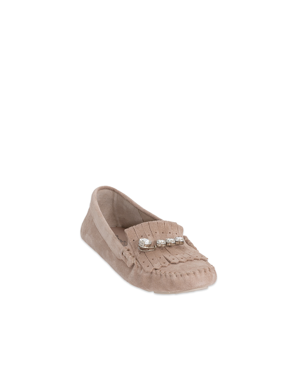  Stone Detailed Ballet Flats