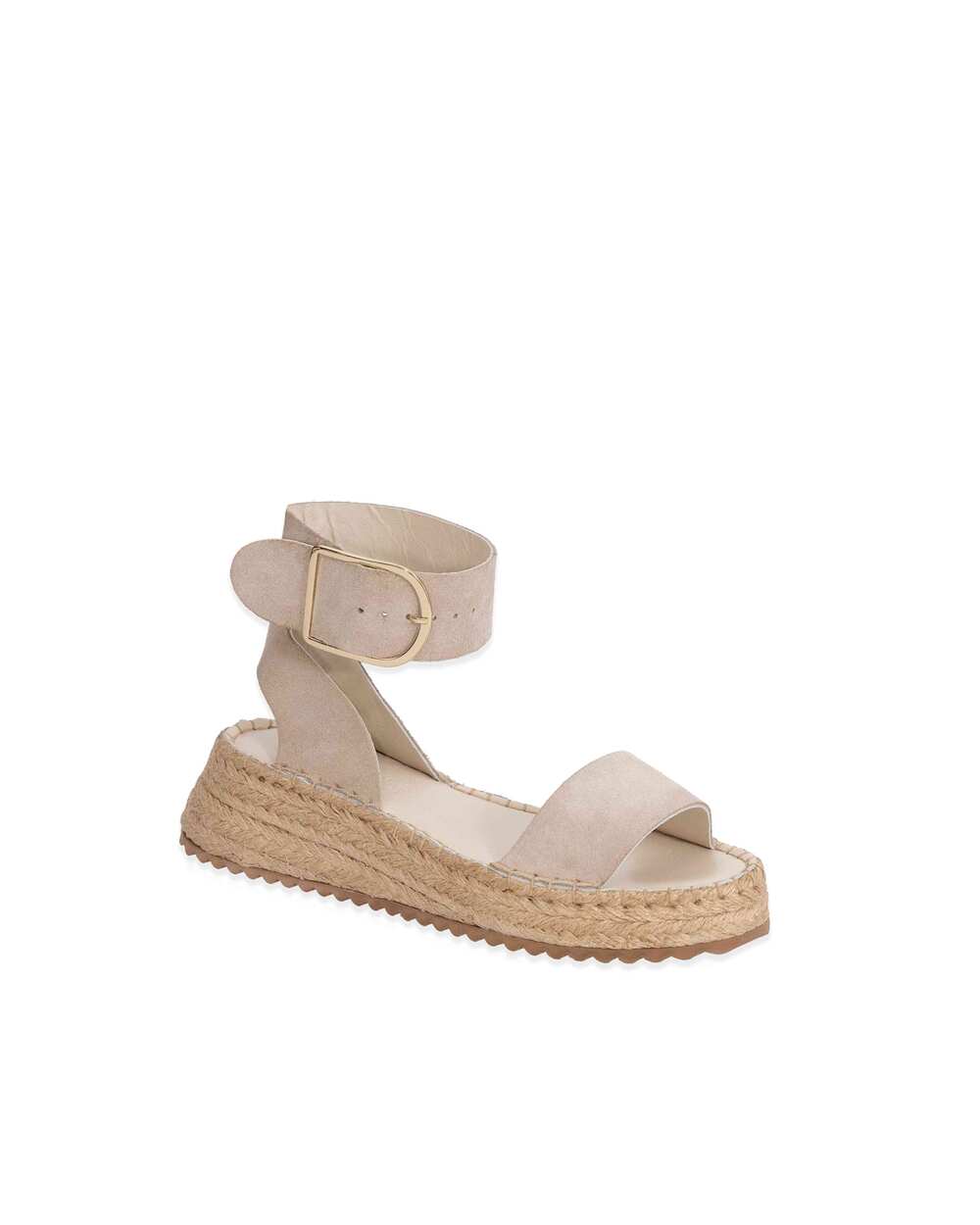  Straw Sole Banded Sandals