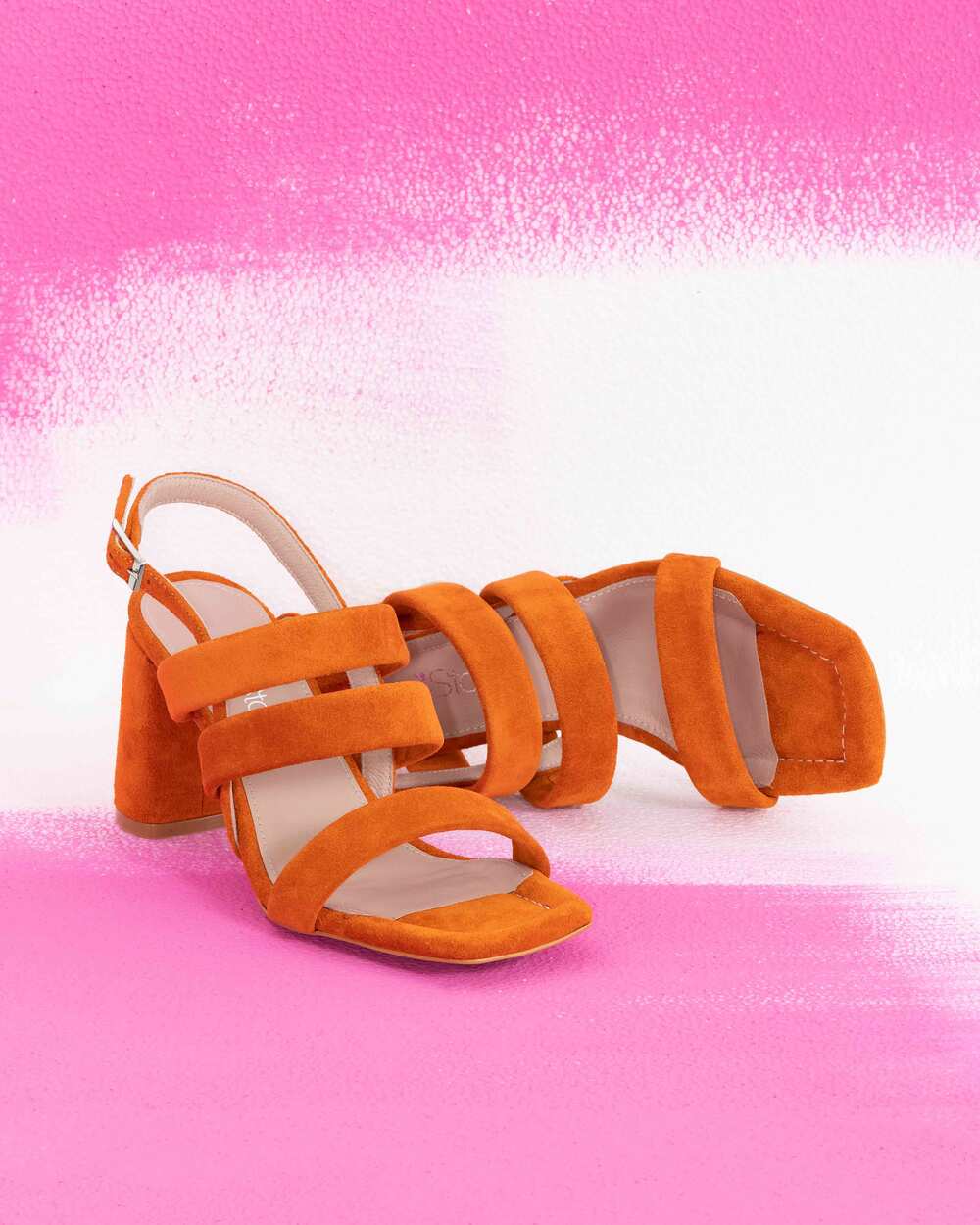 Banded Heeled Sandals