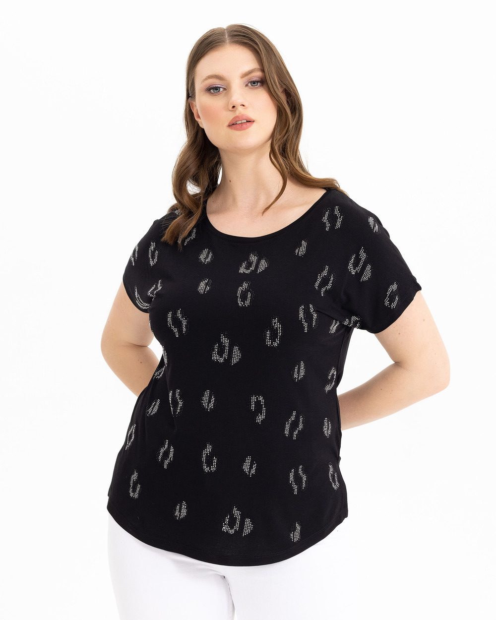 ROUND COLLAR SHORT SLEEVE T-SHIRT