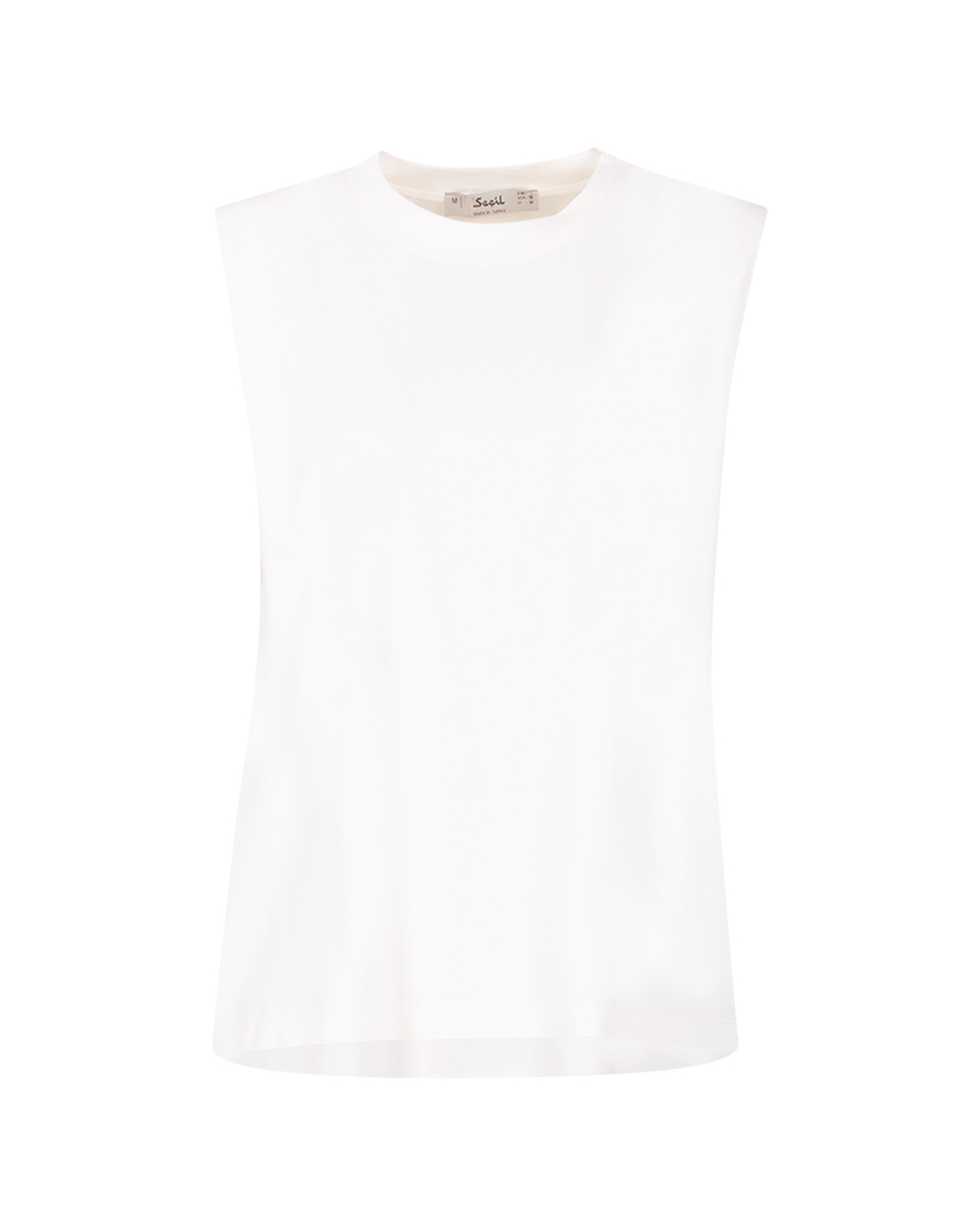 Padded Sleeveless T-Shirt