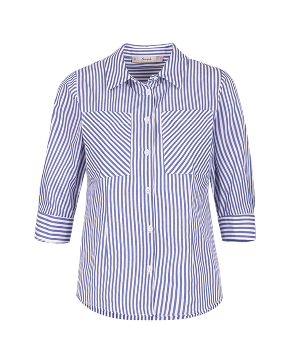 Çizgili Kısa Boy Gömlek