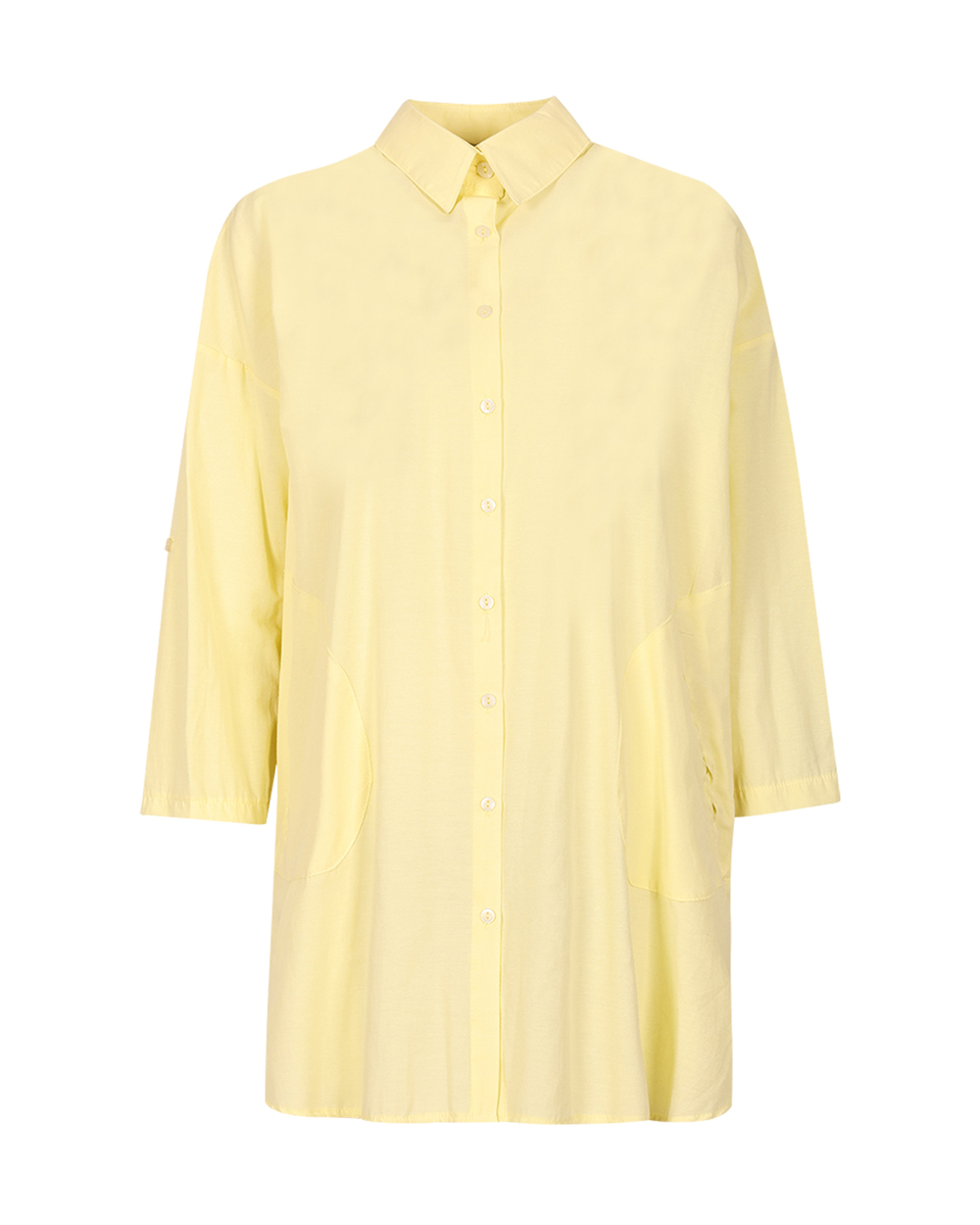 Oversıze Düz Gömlek