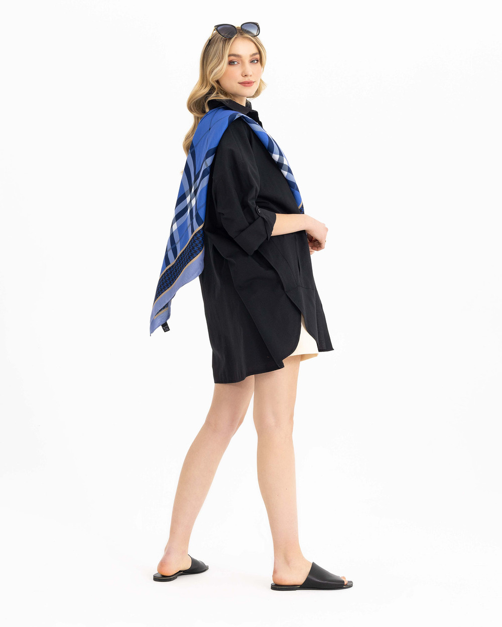 Oversıze Düz Gömlek