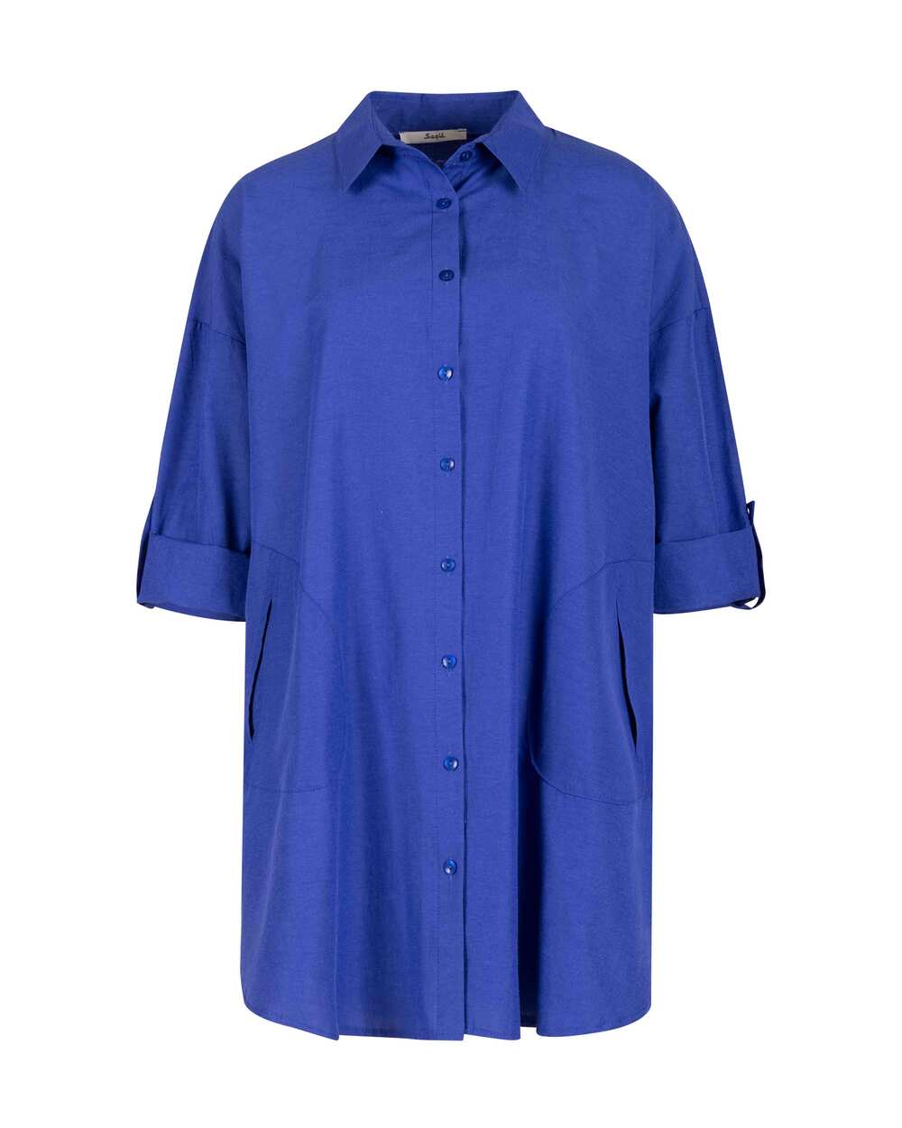 Oversıze Düz Gömlek