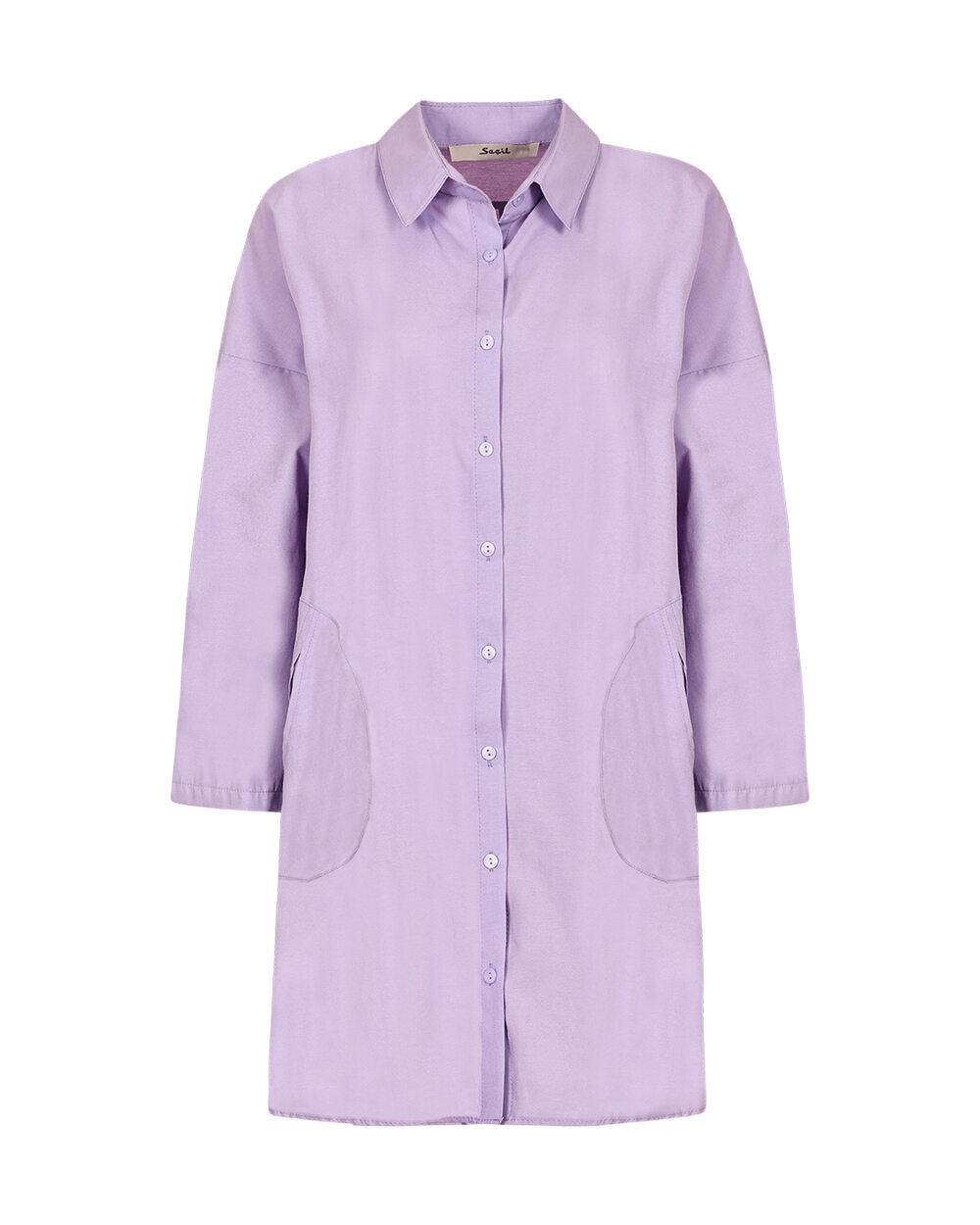 Oversıze Düz Gömlek