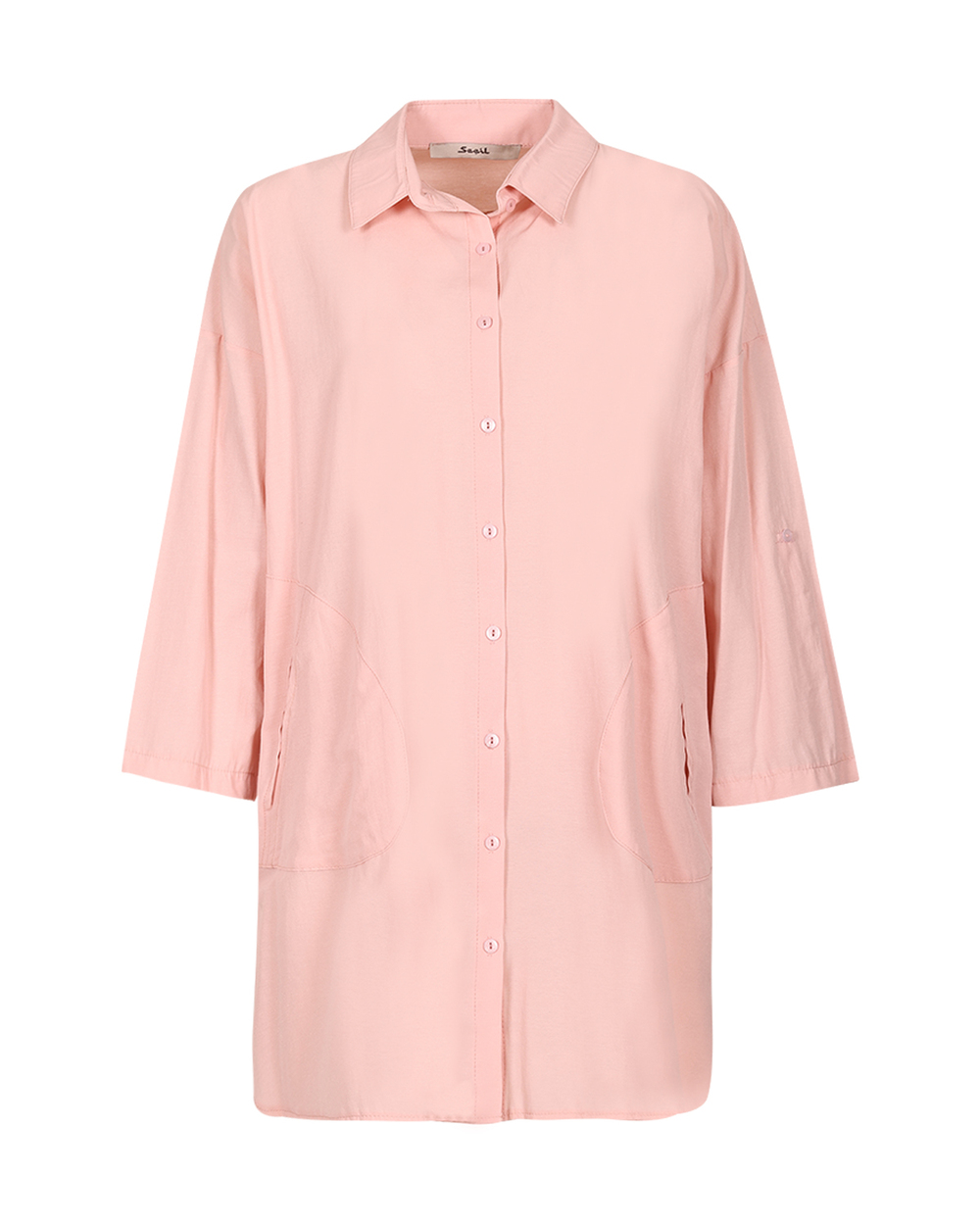 Oversıze Düz Gömlek