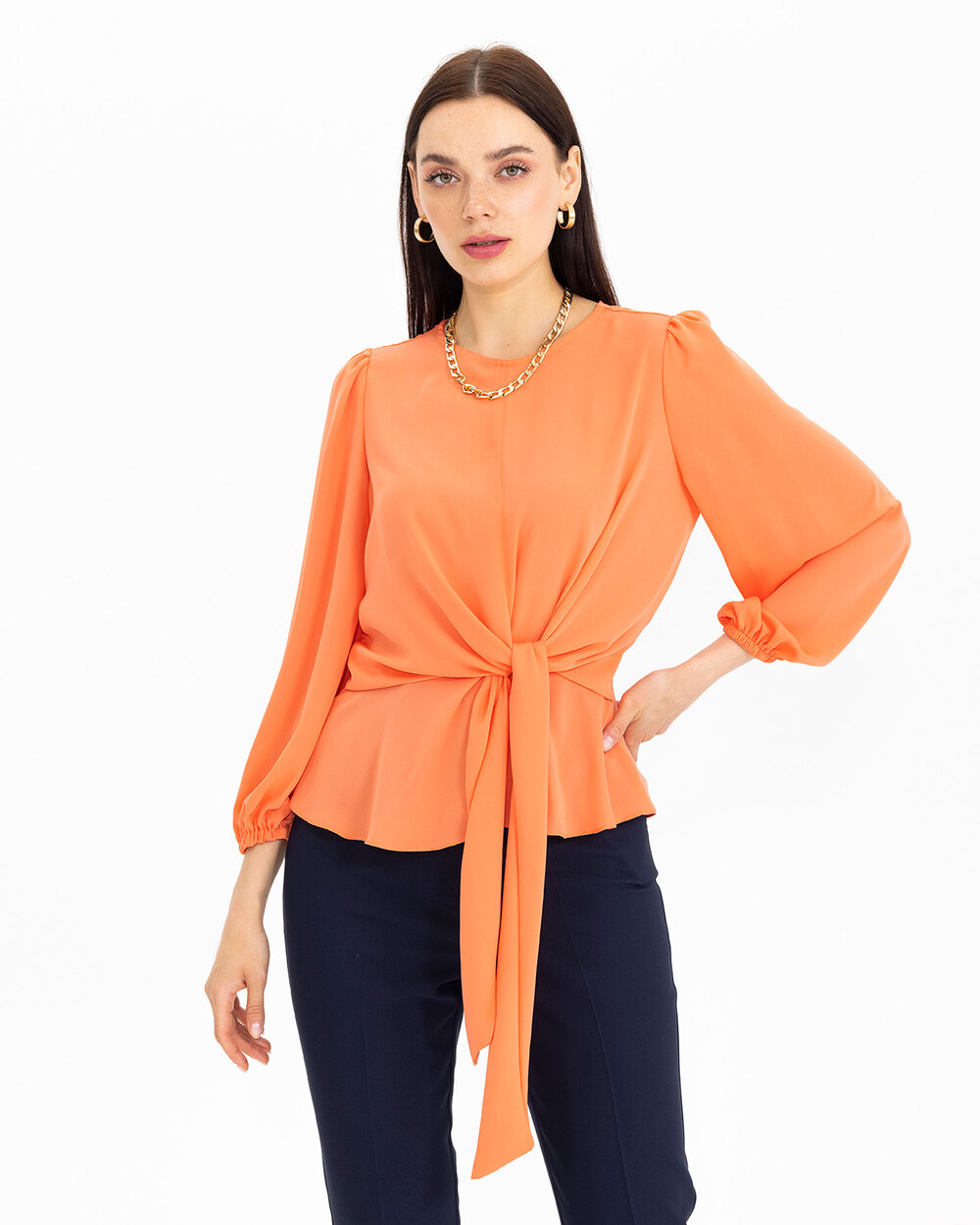 SEÇİL LINING DETAILED BLOUSE