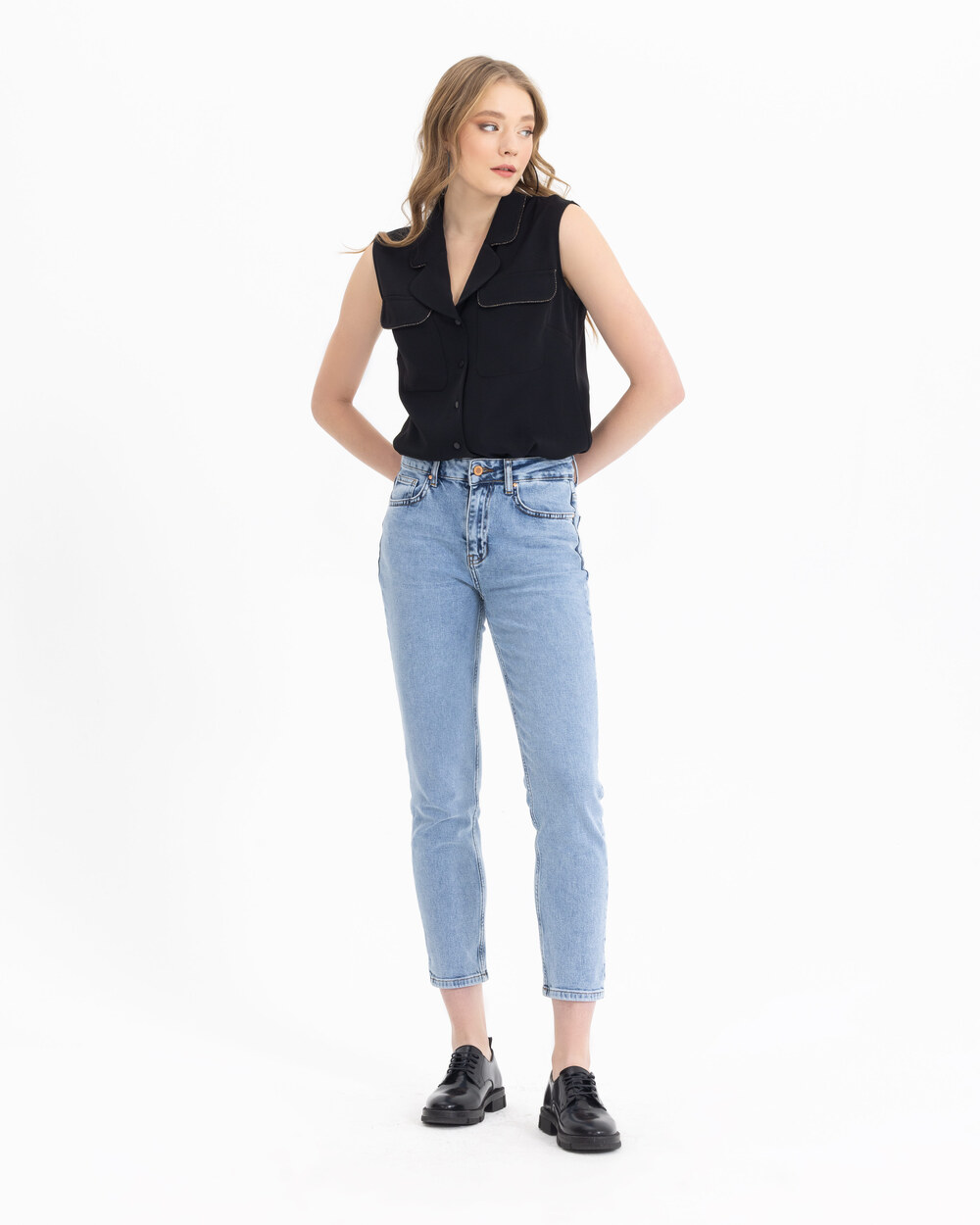 Ceket Yaka Kolsuz Gömlek