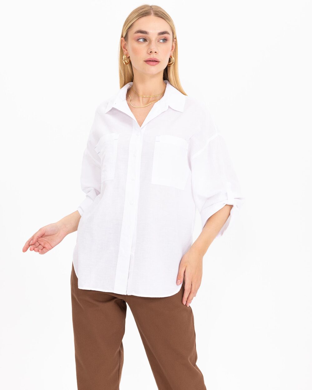 Linen Look Shirt