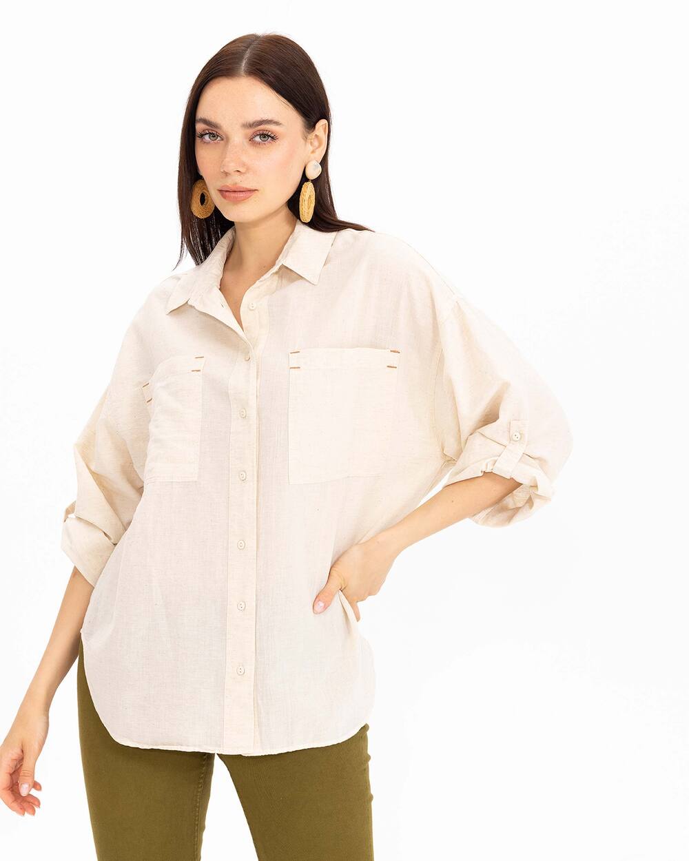 Linen Look Shirt