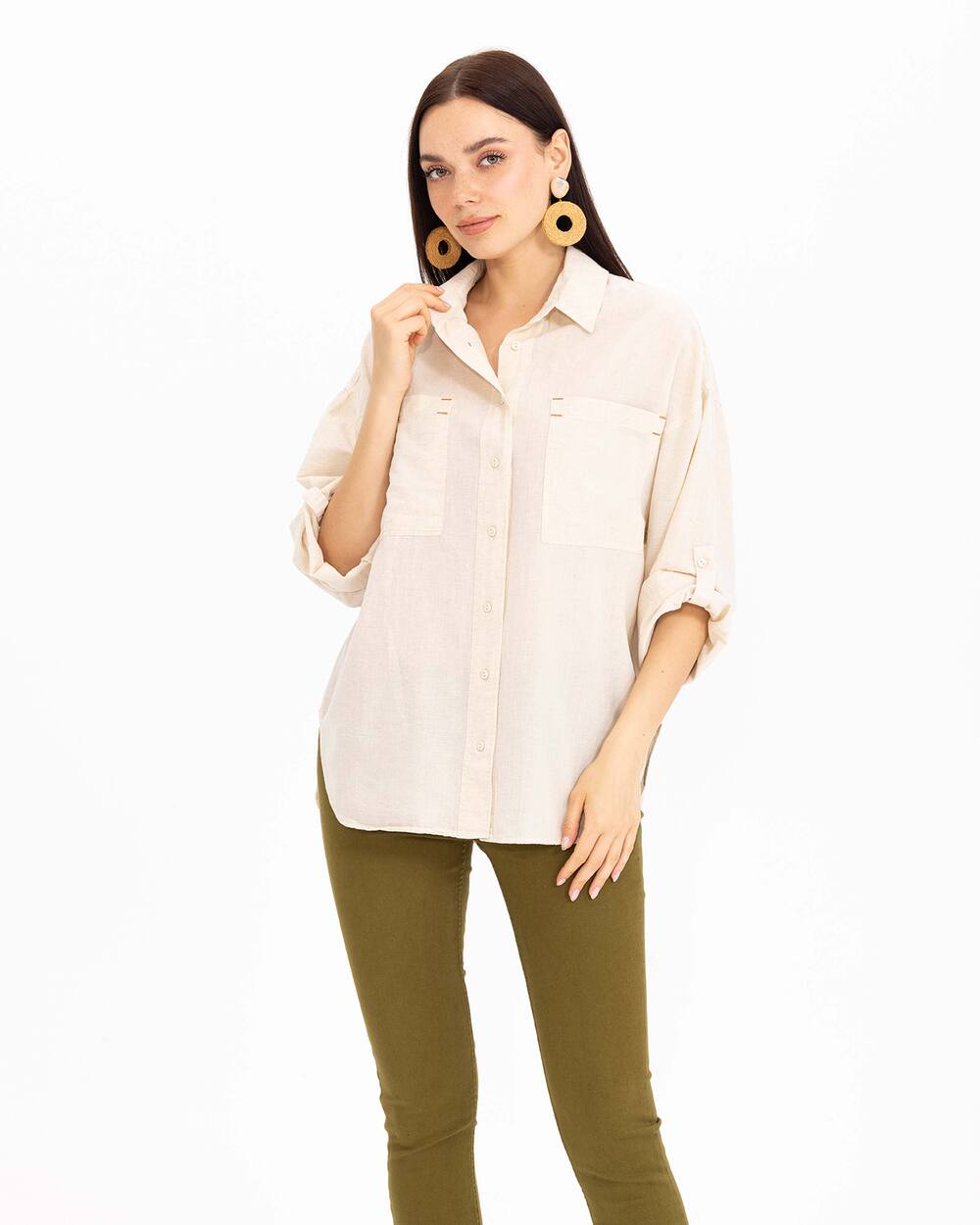 Linen Look Shirt